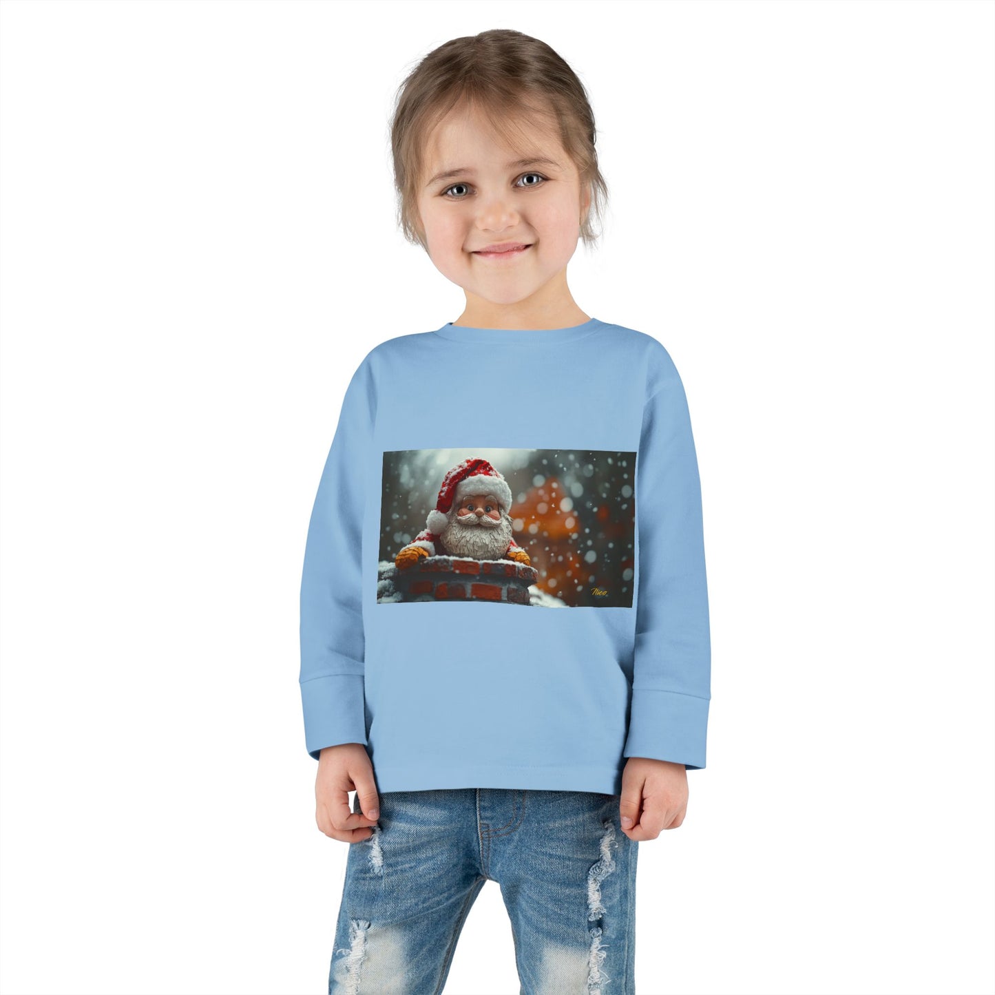 Chirstmas 2024 Series Print #6 Toddler Long Sleeve Tee