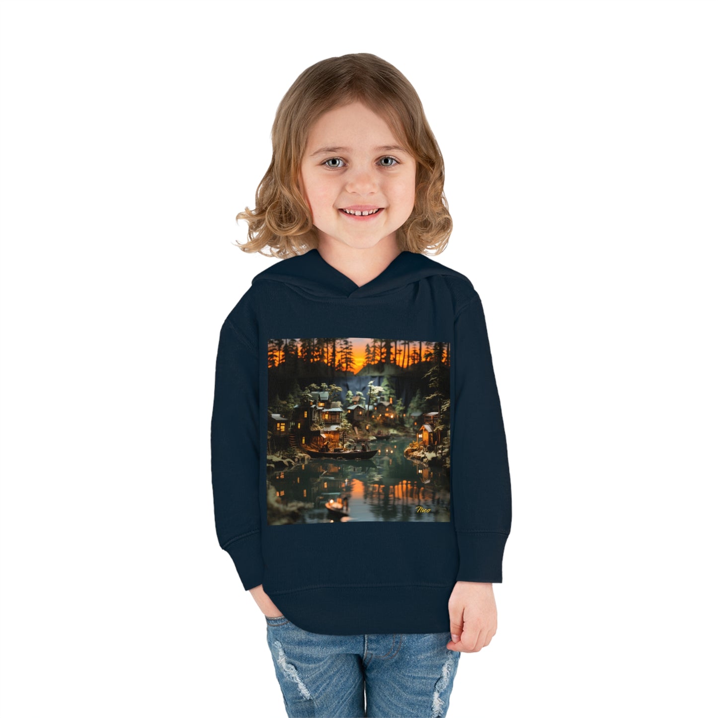 Born On A Bayou Series Print #2 Toddler Pullover Fleece Hoodie