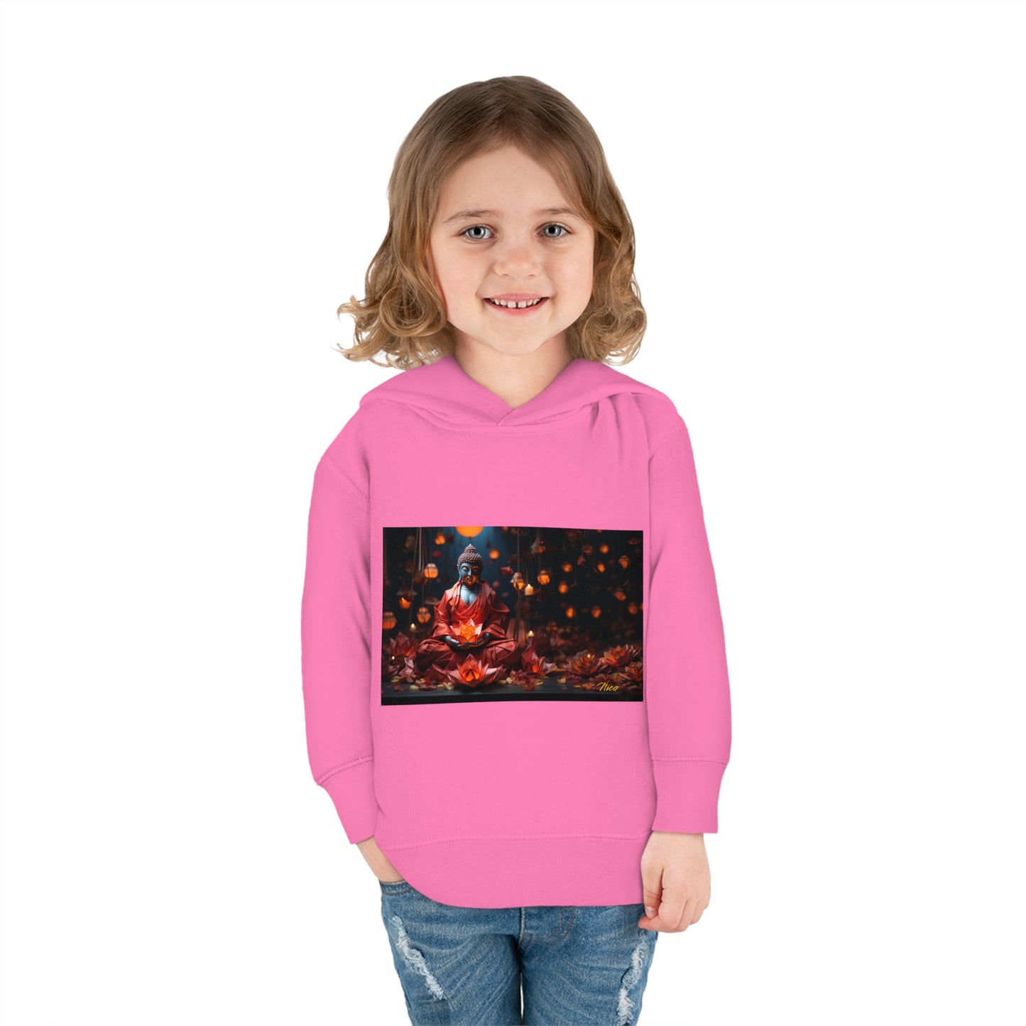 Ascending Buddah Series Print #2 Toddler Pullover Fleece Hoodie