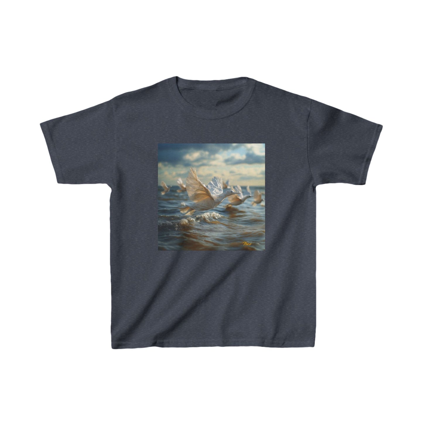 By The Seaside Series Print #7 Kids Heavy Cotton™ Tee