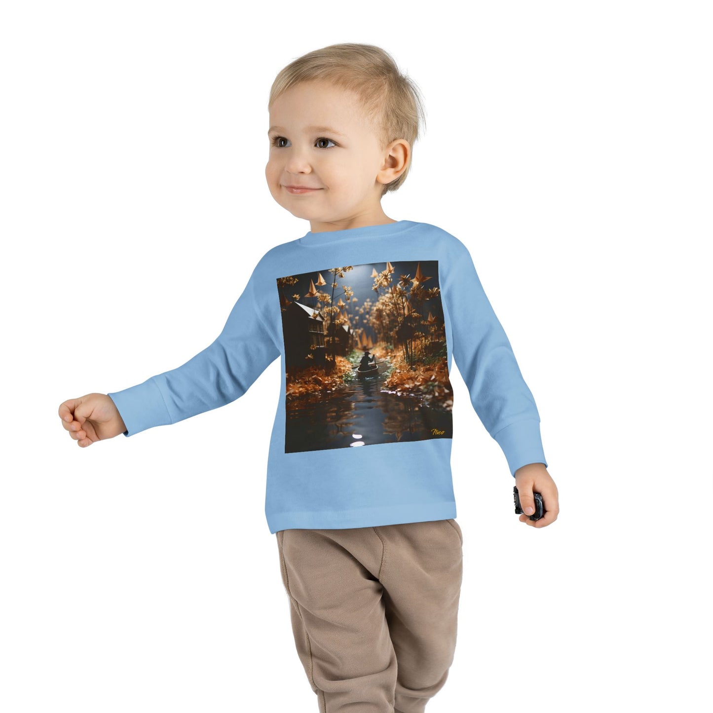 Born On A Bayou Series Print #5 Toddler Long Sleeve Tee