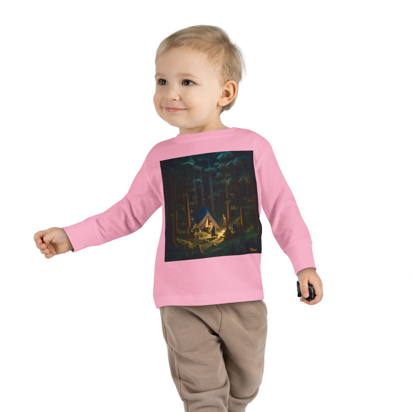 Under The Starry Skies Series Print #6 Toddler Long Sleeve Tee