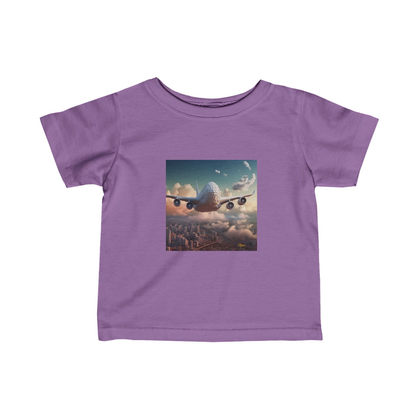 Frequent Flyer Miles Series Print #1 Infant Fine Jersey Tee