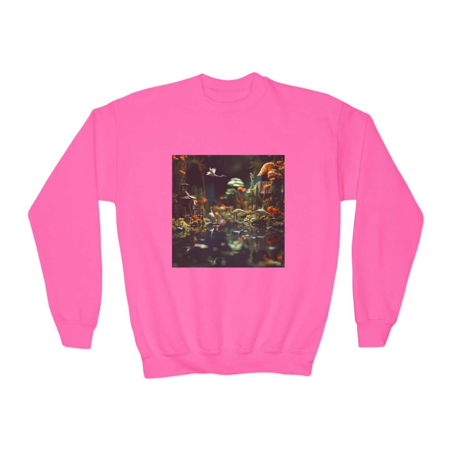 Born On A Bayou Series Print #6 Youth Crewneck Sweatshirt