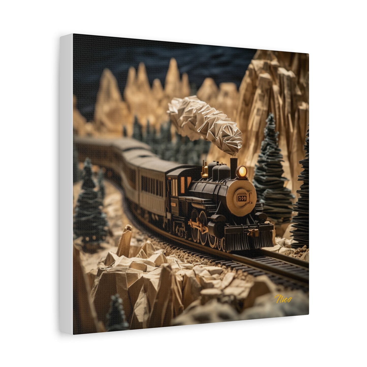 Orient Express Series Print #1 - Streched Matte Canvas Print, 1.25" Thick