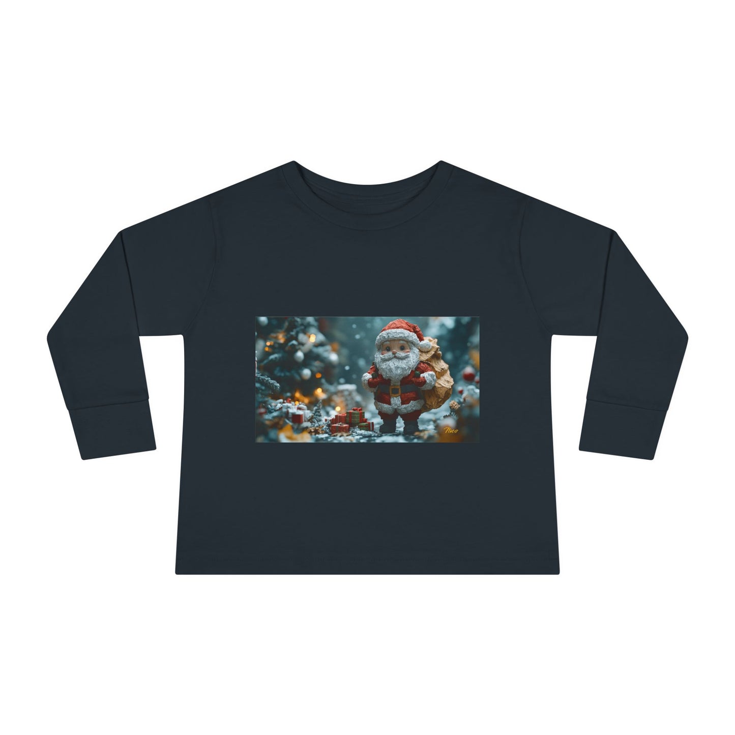 Chirstmas 2024 Series Print #5 Toddler Long Sleeve Tee