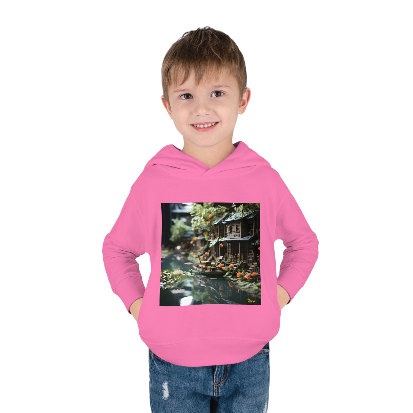 Born On A Bayou Series Print #9 Toddler Pullover Fleece Hoodie