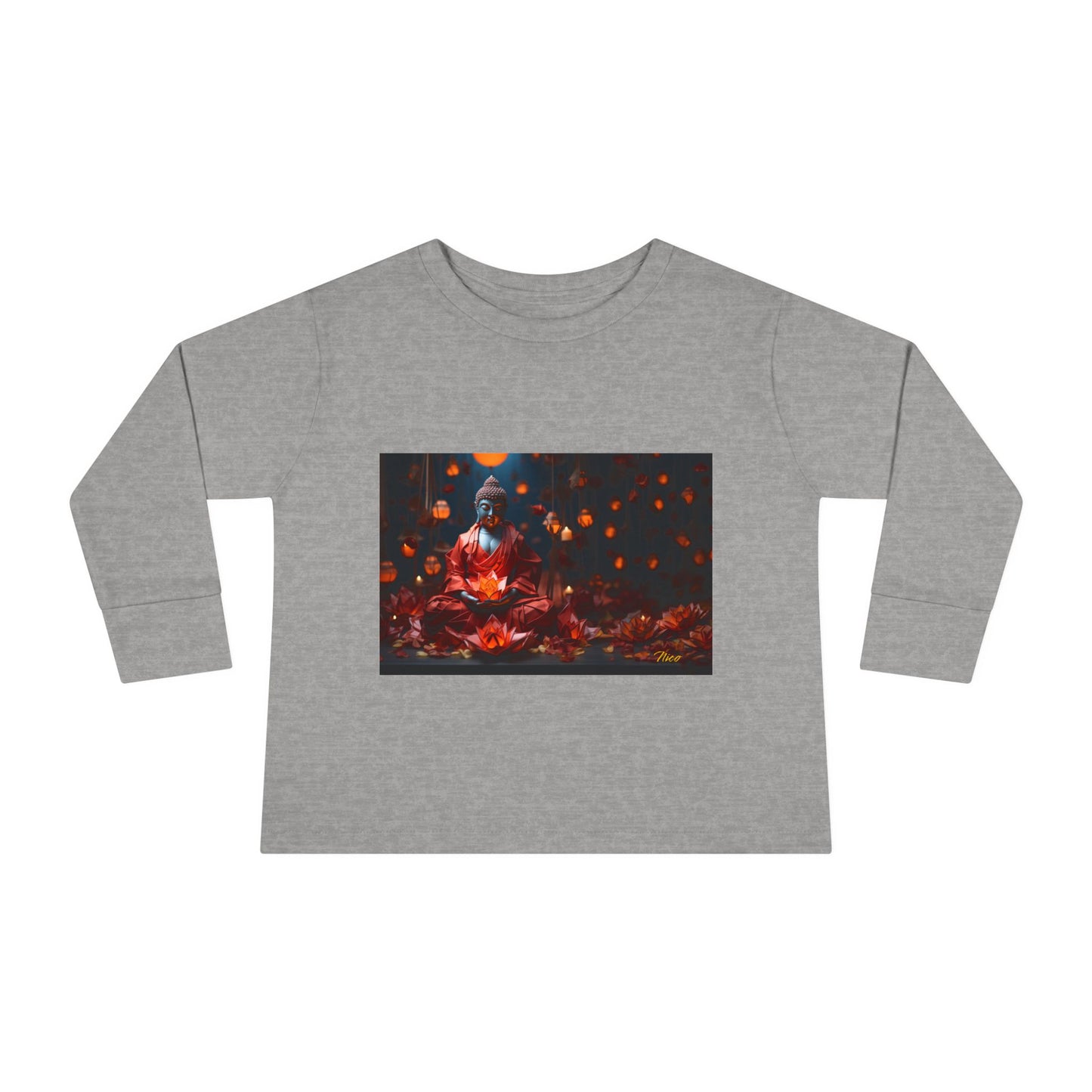 Ascending Buddha Series Print #2 Toddler Long Sleeve Tee