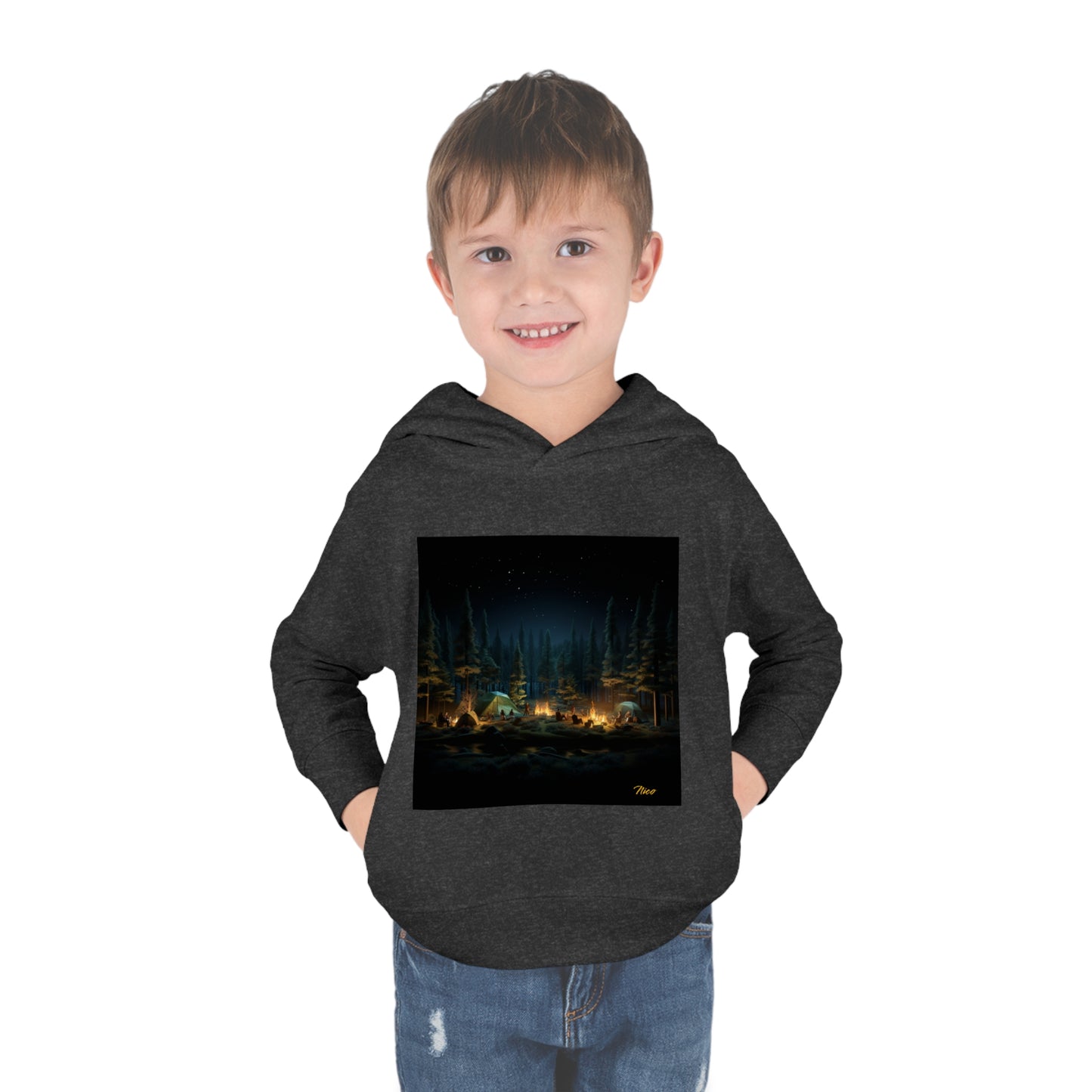 Under The Starry Skies Series Print #2 Toddler Pullover Fleece Hoodie