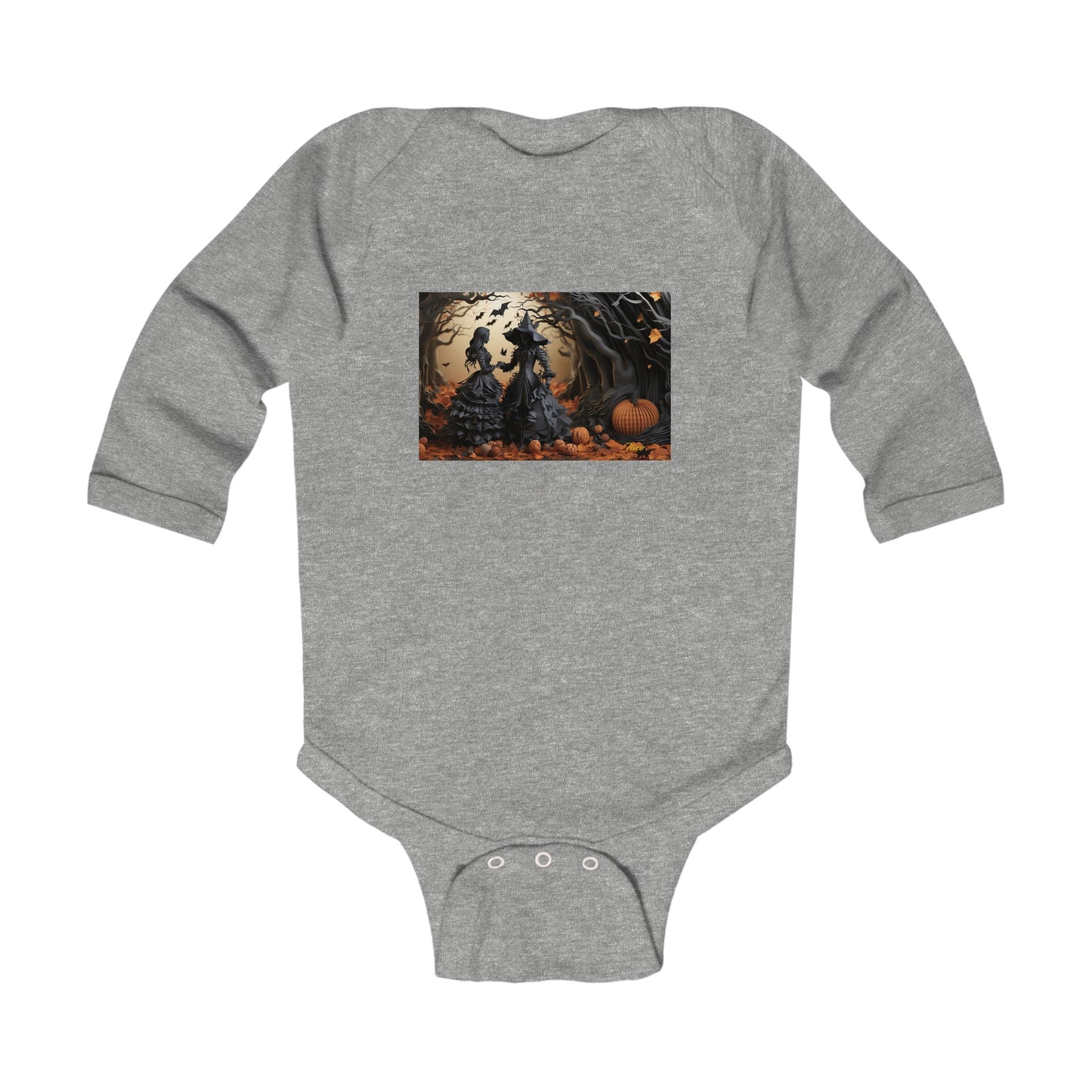 Halloween 2024 Series Print #9 Infant Long Sleeve Bodysuit