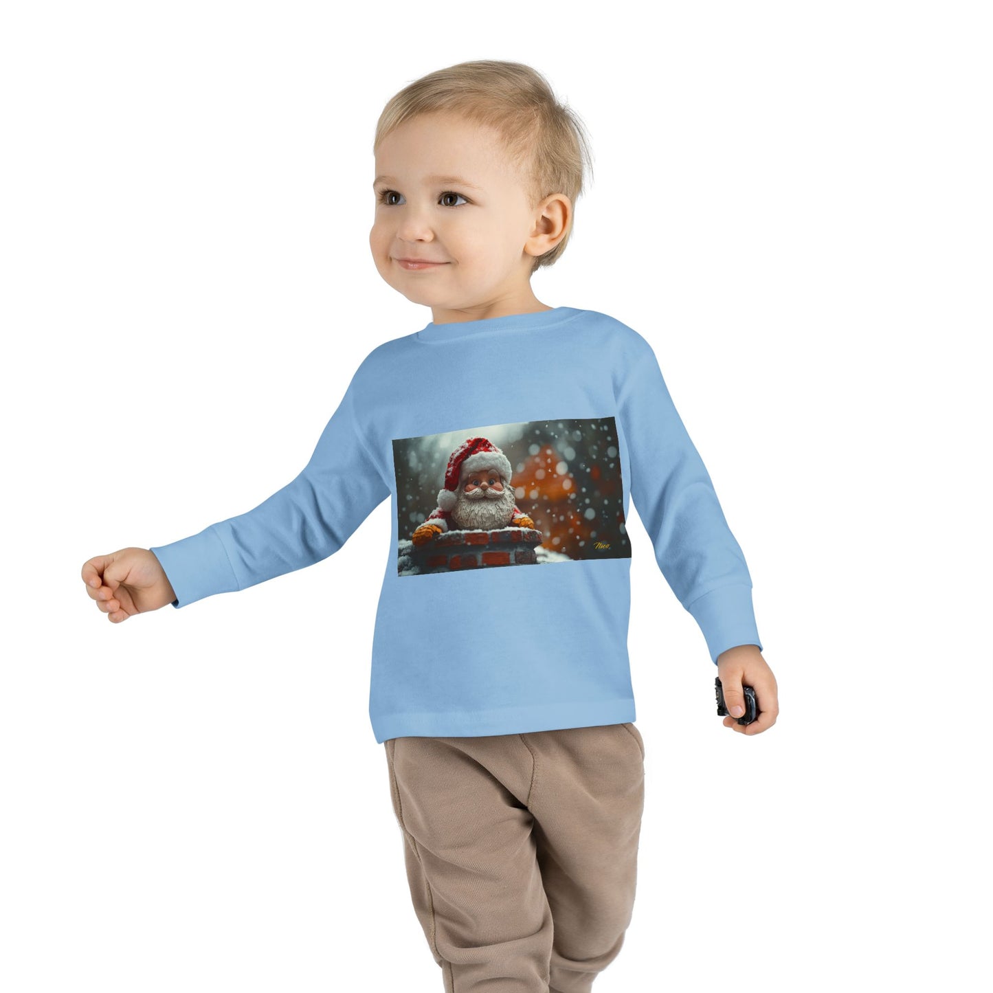 Chirstmas 2024 Series Print #6 Toddler Long Sleeve Tee