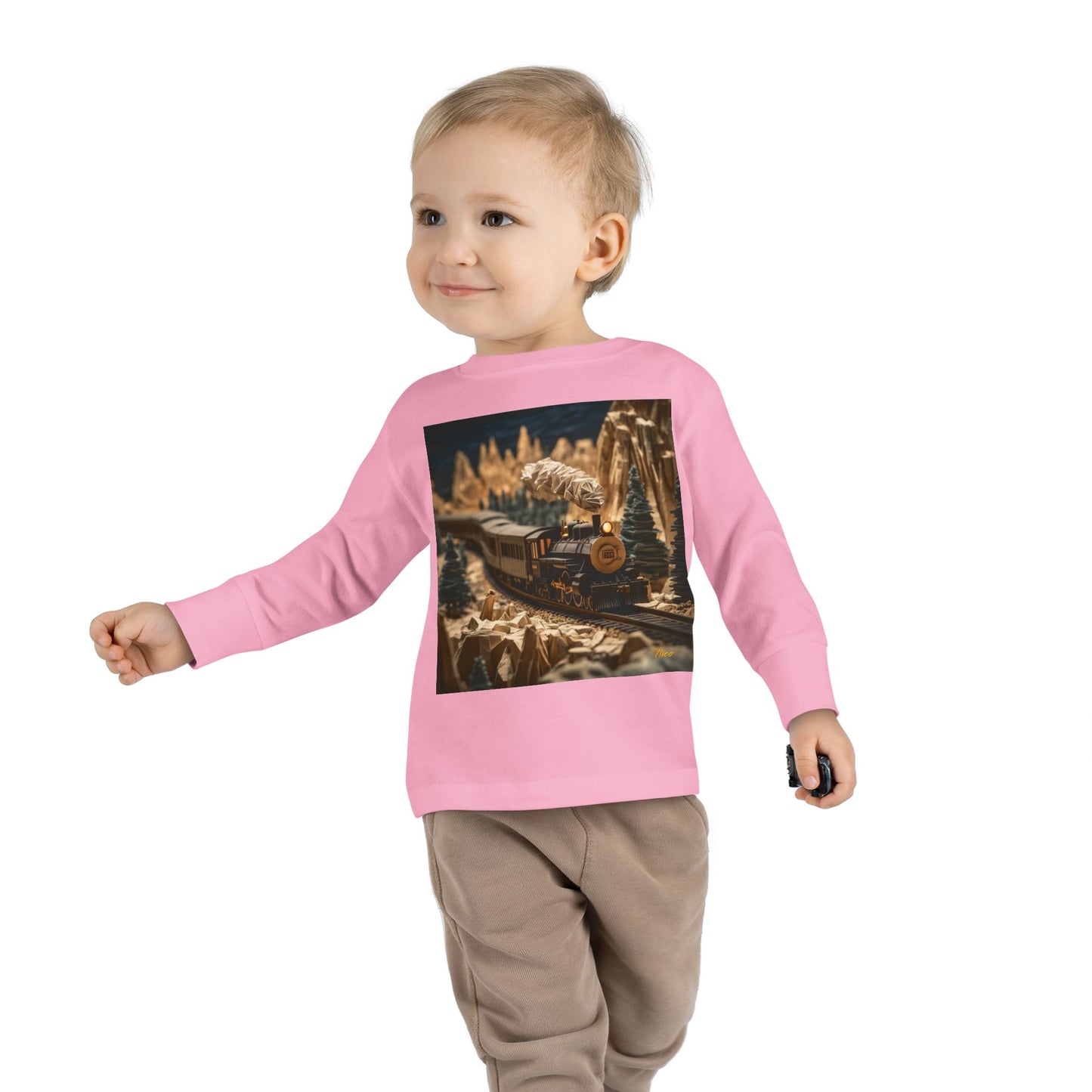 Orient Express Series Print #1 Toddler Long Sleeve Tee