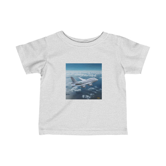 Frequent Flyer Miles Series Print #3 Infant Fine Jersey Tee