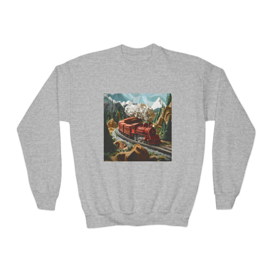 Orient Express Series Print #3 Youth Crewneck Sweatshirt