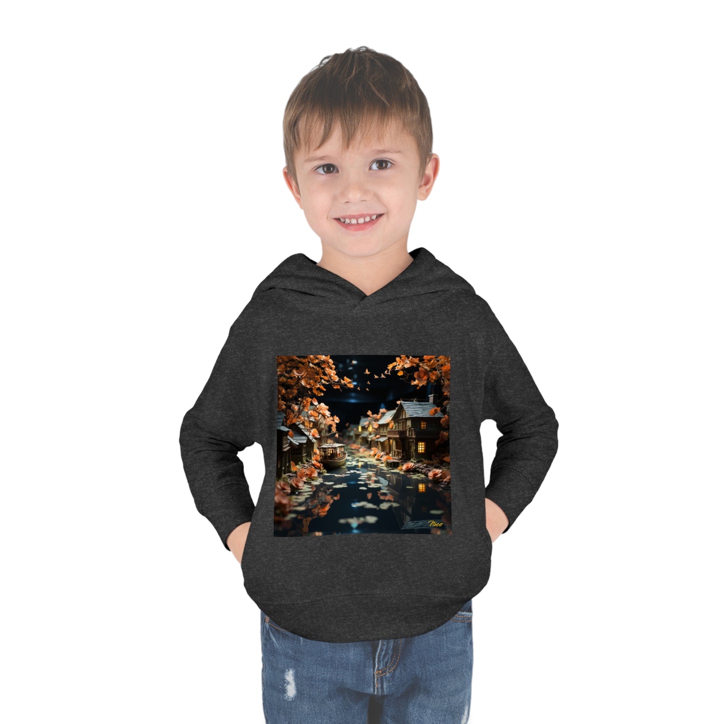 Born On A Bayou Series Print #7 Toddler Pullover Fleece Hoodie