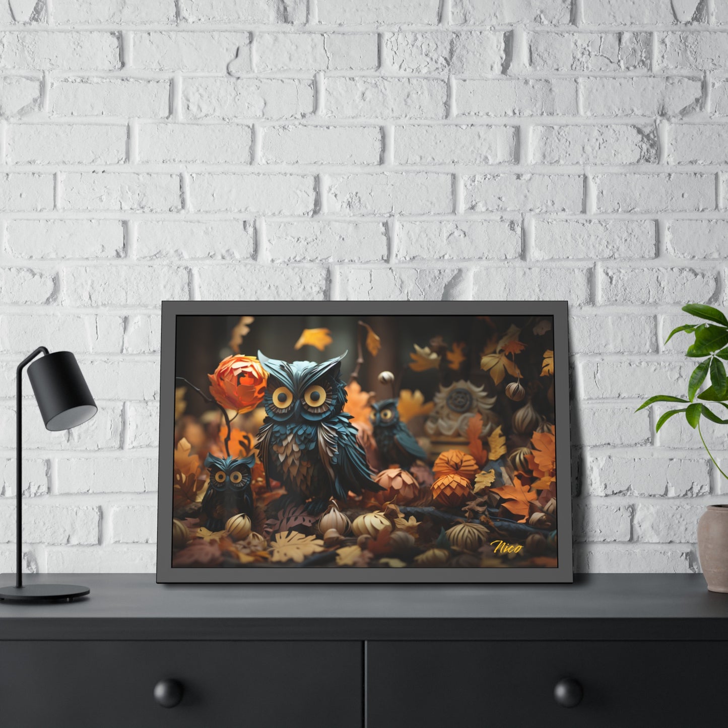 Halloween 2024 Series Print #8 - Framed Fine Art Paper Print