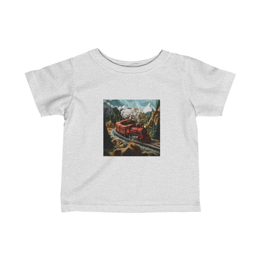 Orient Express Series Print #3 Infant Fine Jersey Tee