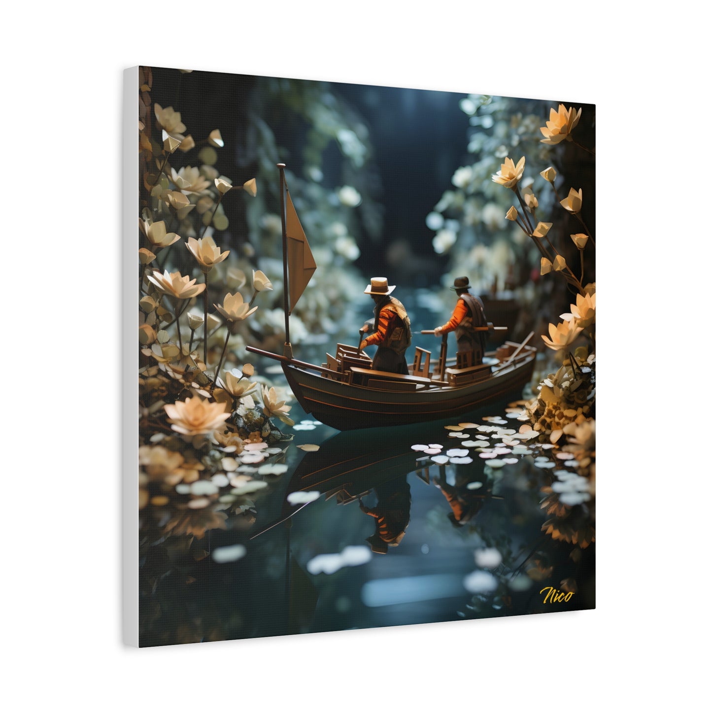 Born On A Bayou Print #10 - Streached Matte Canvas Print, 1.25" Thick