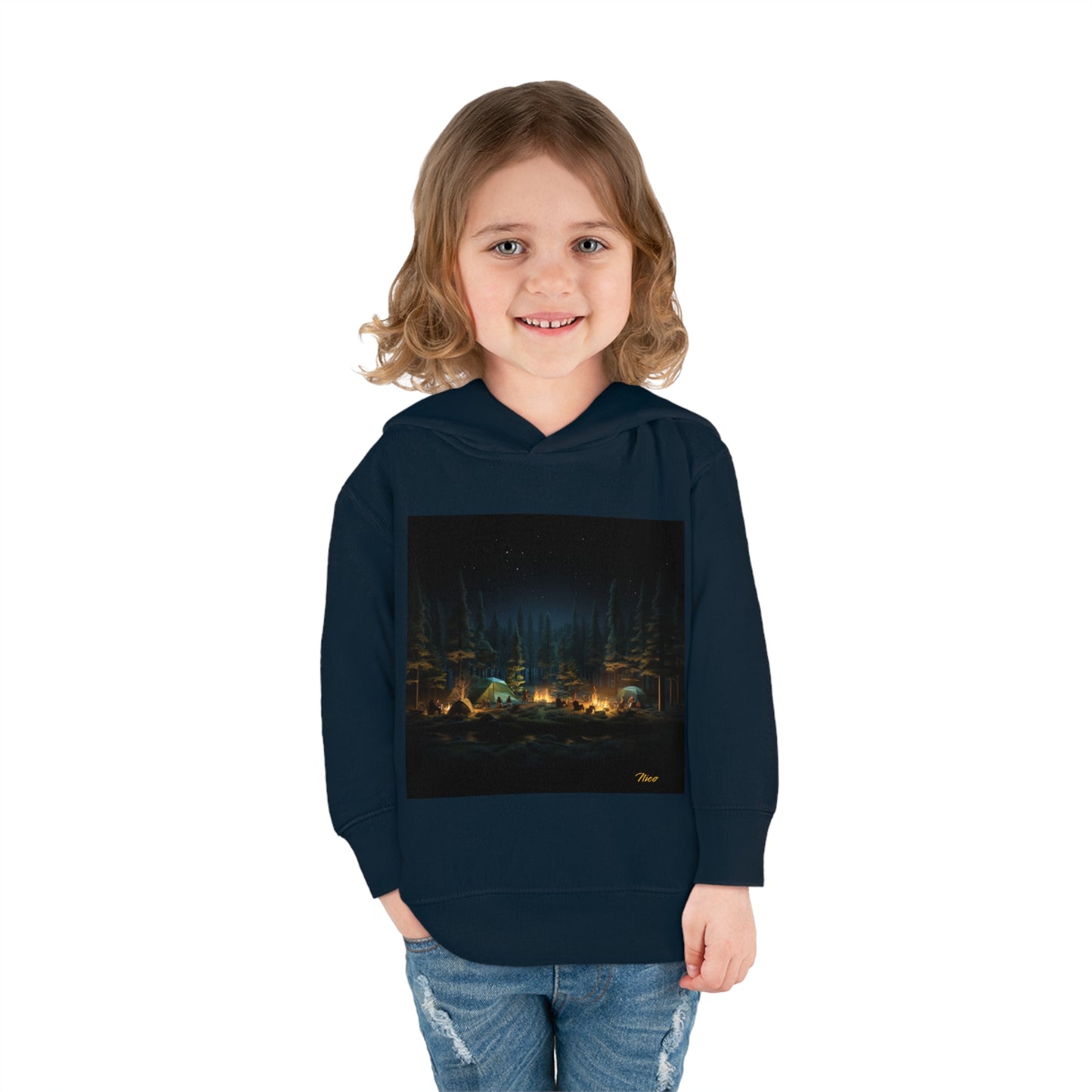 Under The Starry Skies Series Print #2 Toddler Pullover Fleece Hoodie