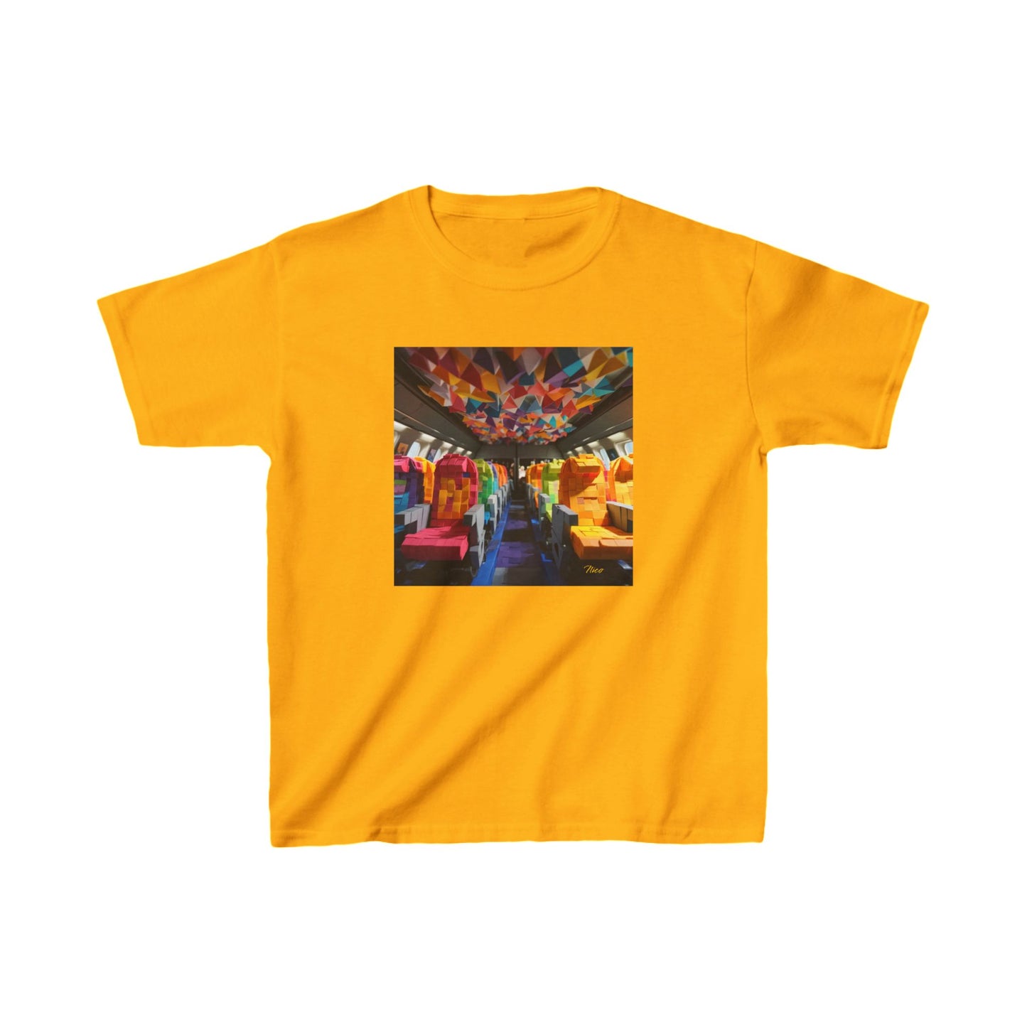 Frequent Flyer Miles Series Print #4 Kids Heavy Cotton™ Tee