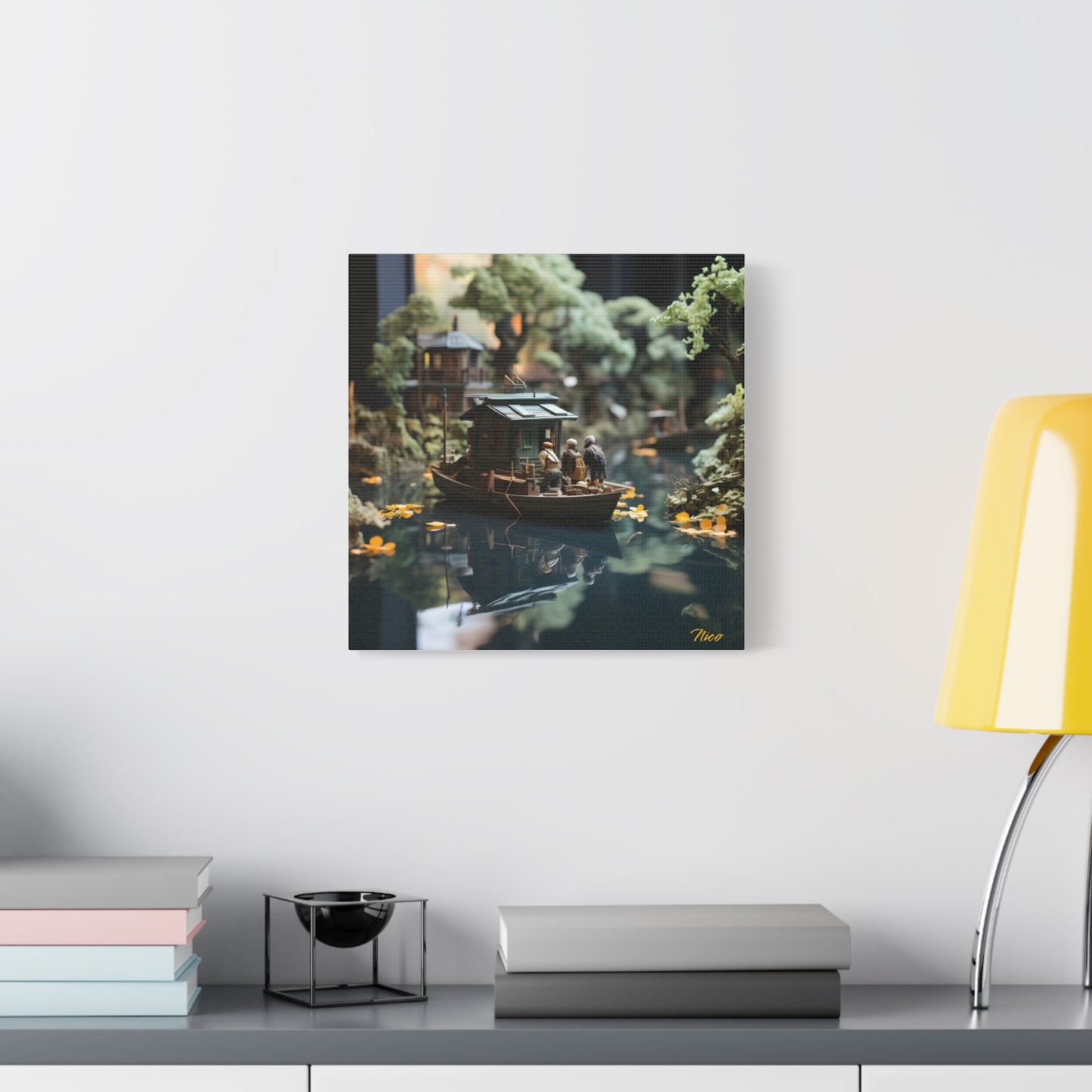 Born On A Bayou Print #2 - Streached Matte Canvas Print, 1.25" Thick