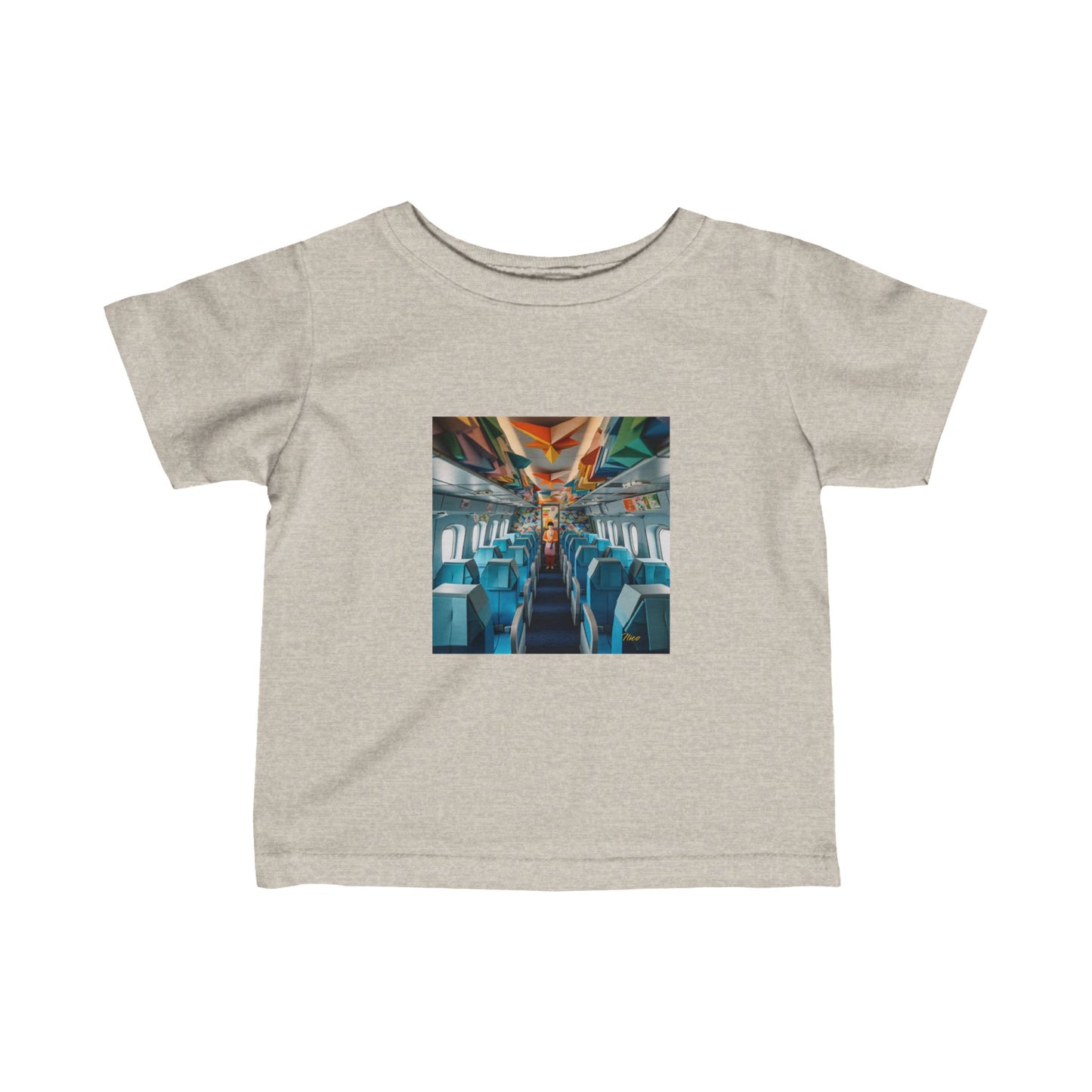 Frequent Flyer Miles Series Print #6 Infant Fine Jersey Tee