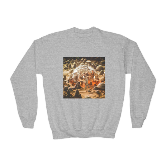 Elons' Dream Series Print #9 Youth Crewneck Sweatshirt