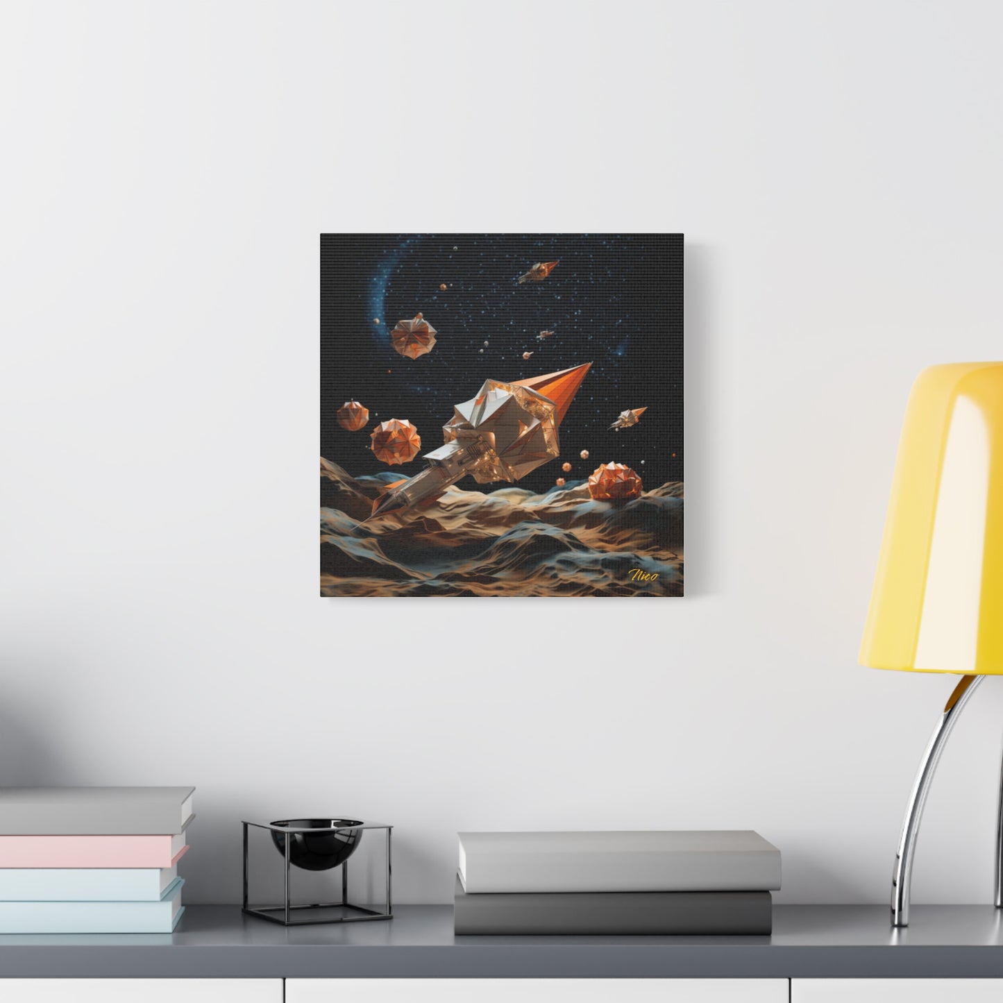 Elons' Dream Series Print #3 - Streched Matte Canvas Print, 1.25" Thick