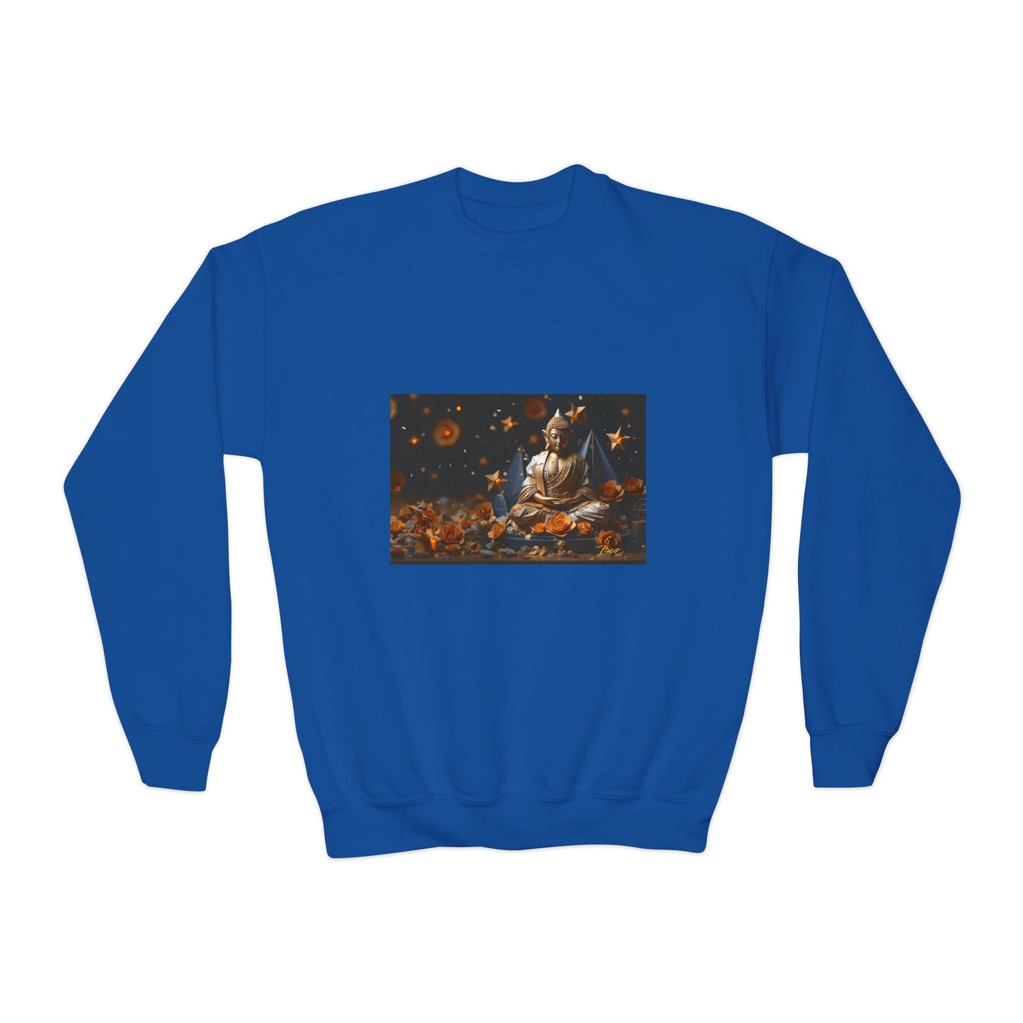 Ascending Buddah Series Print #5 Youth Crewneck Sweatshirt