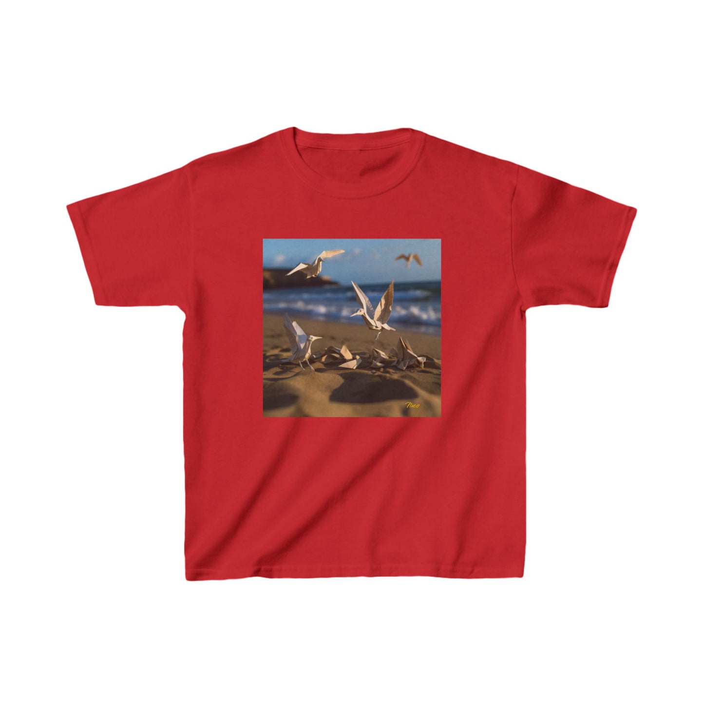 By The Seaside Series Print #7 Kids Heavy Cotton™ Tee