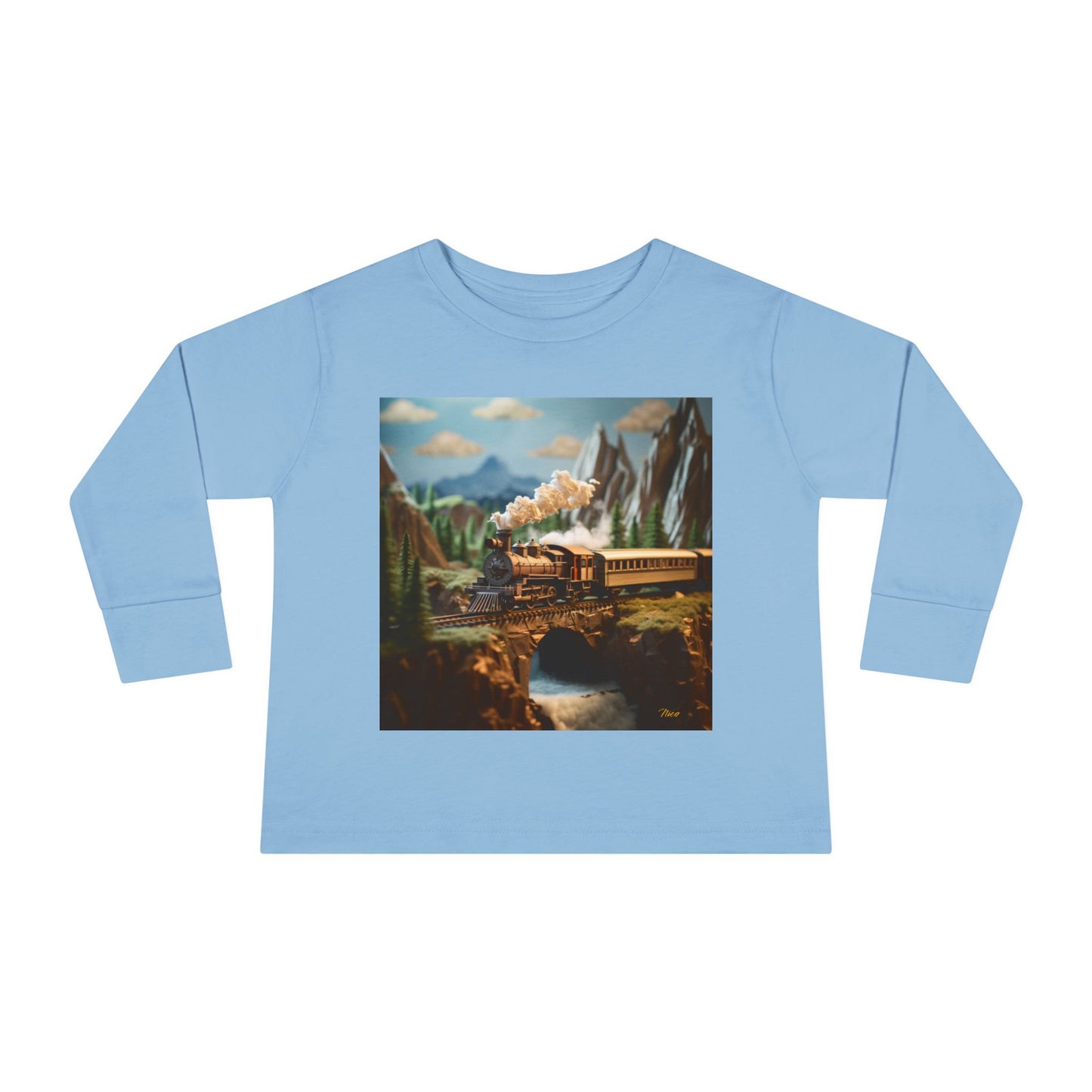 Orient Express Series Print #5 Toddler Long Sleeve Tee