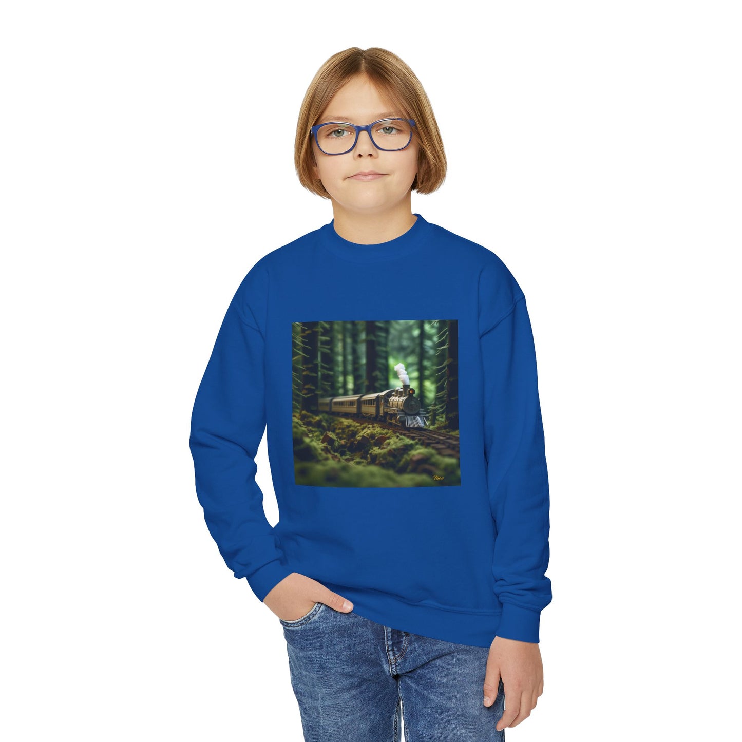 Orient Express Series Print #7 Youth Crewneck Sweatshirt