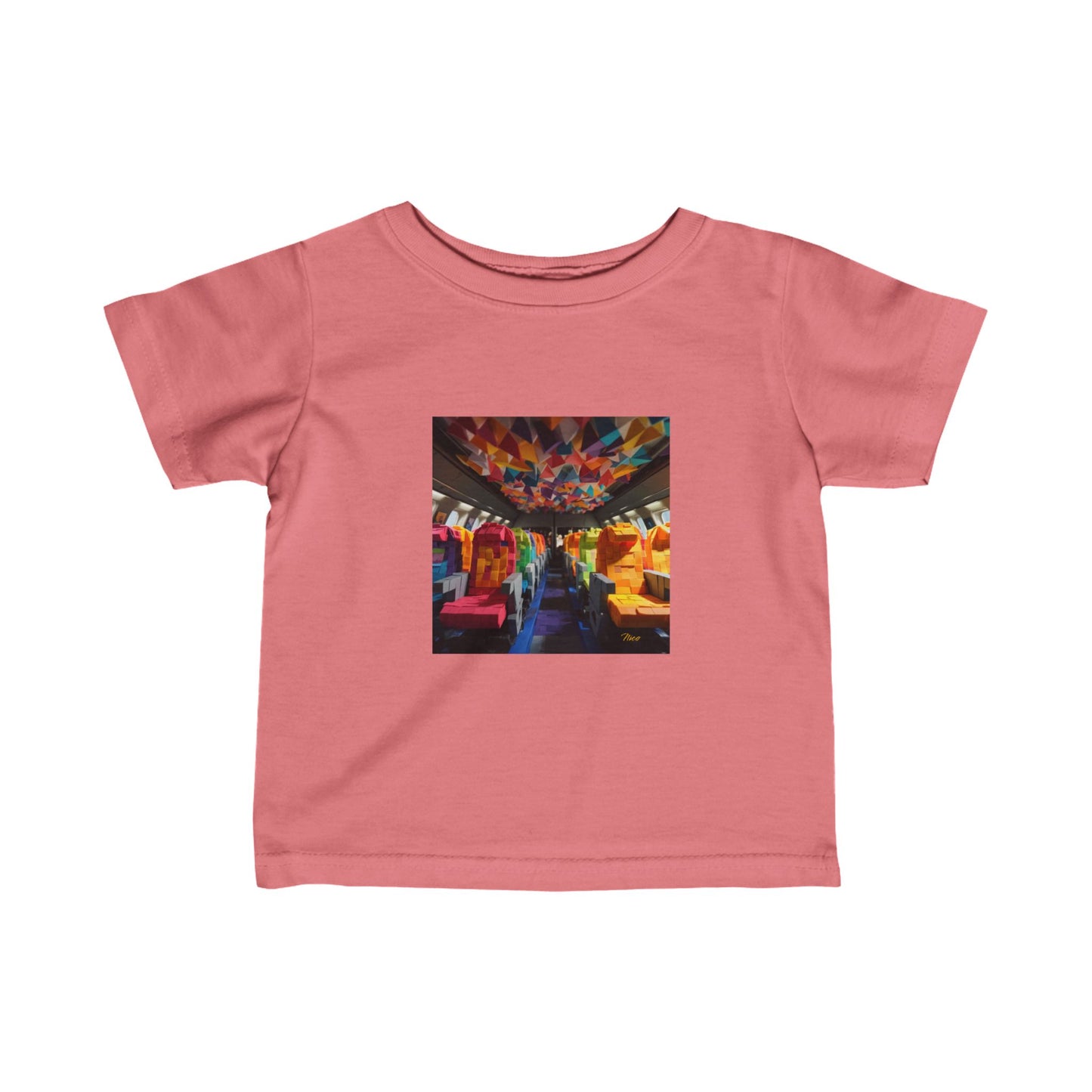 Frequent Flyer Miles Series Print #4 Series Print #5 Infant Fine Jersey Tee