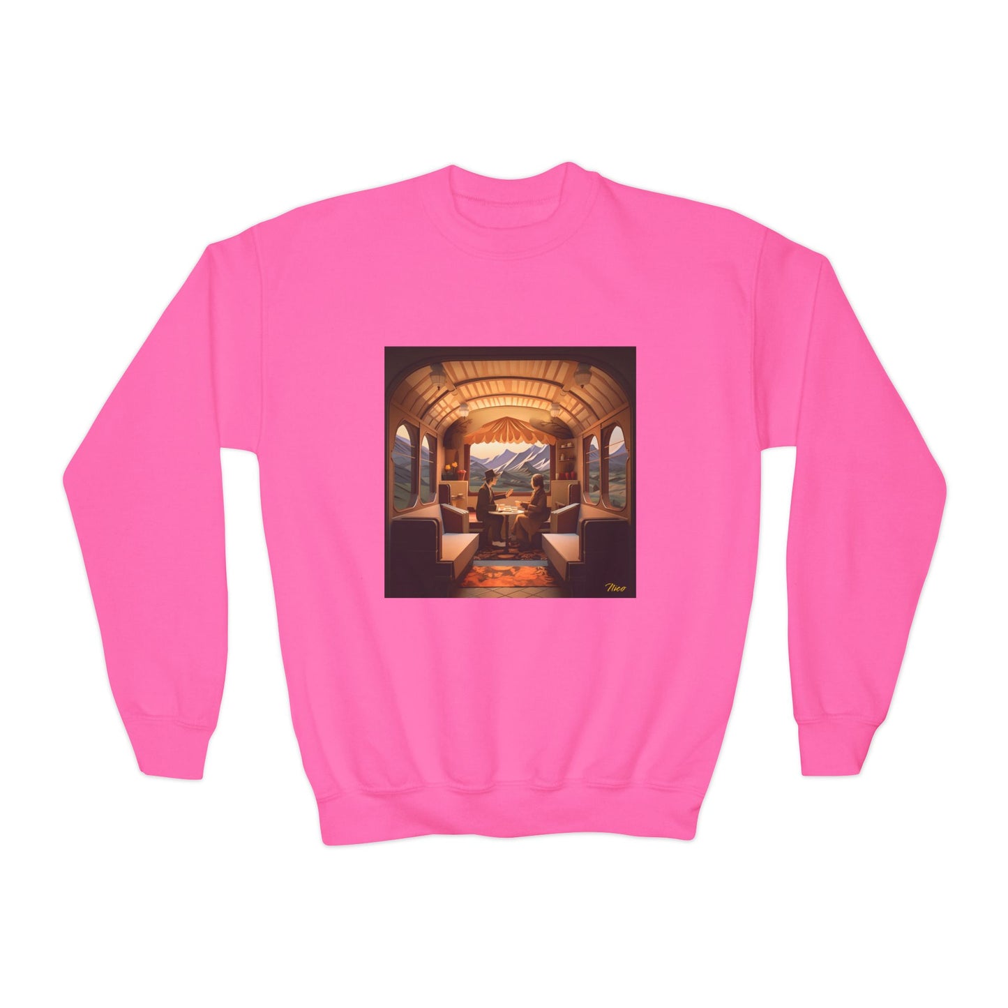 Orient Express Series Print #10 Youth Crewneck Sweatshirt