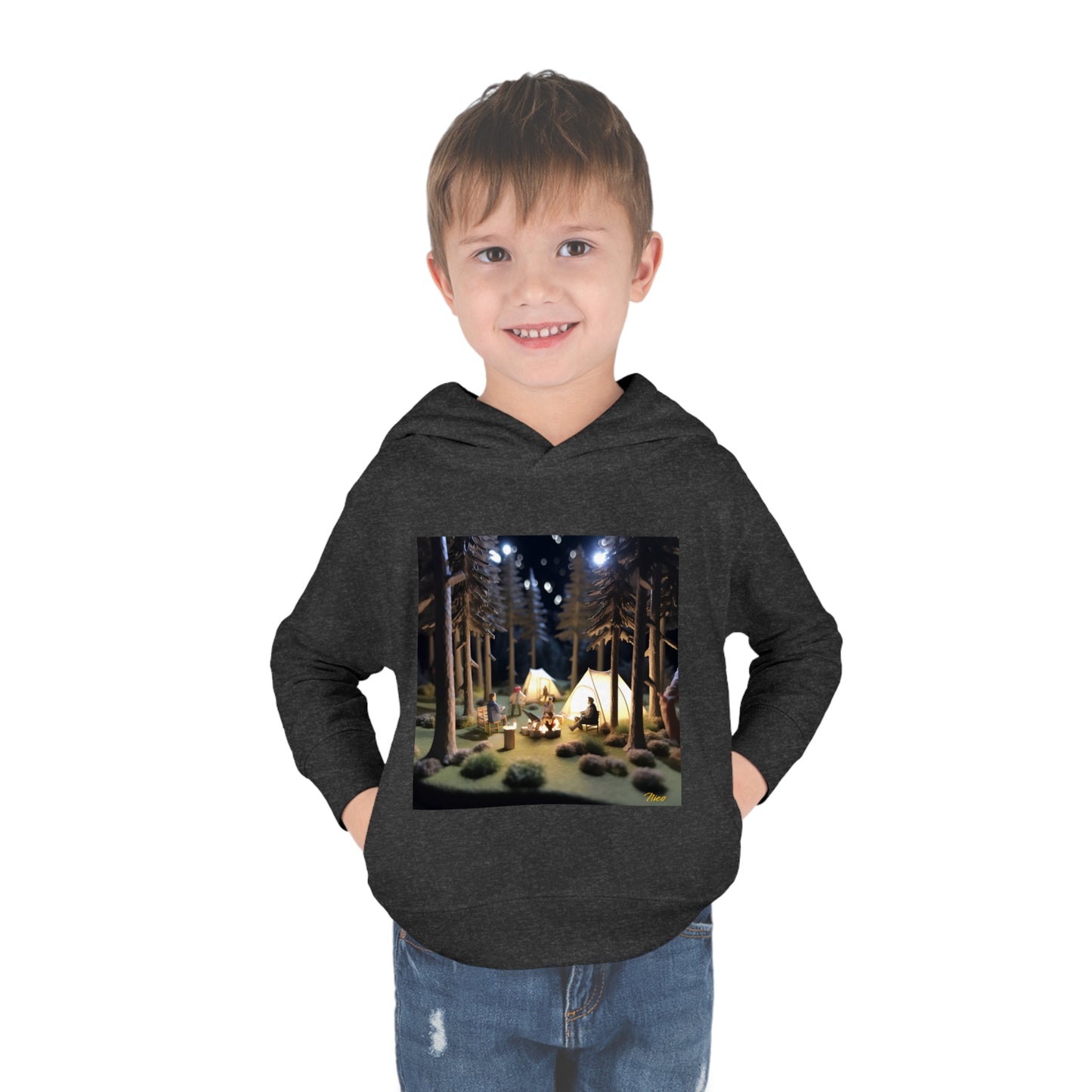 Under The Starry Skies Series Print #7 Toddler Pullover Fleece Hoodie