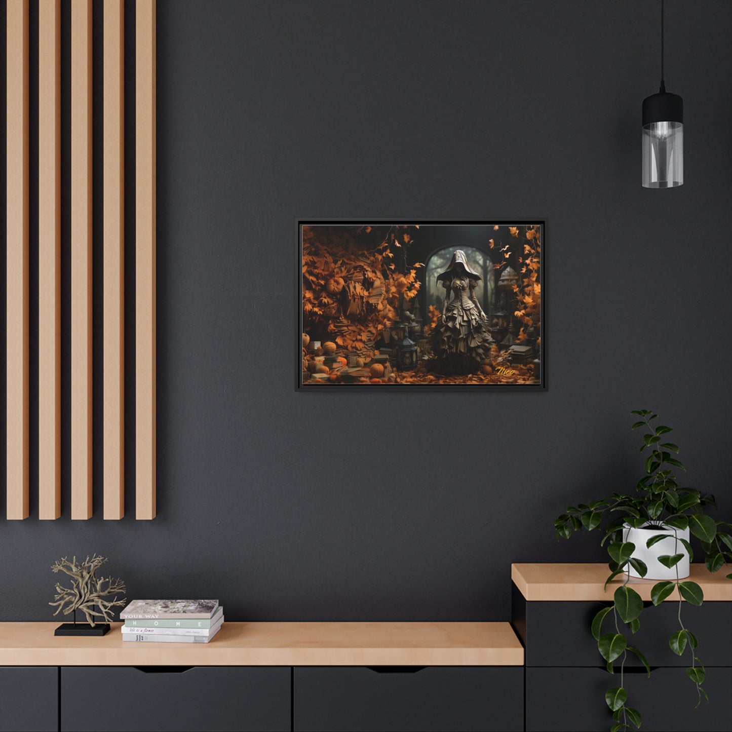 Halloween 2023 Series Print #7 - Black Framed Canvas Print