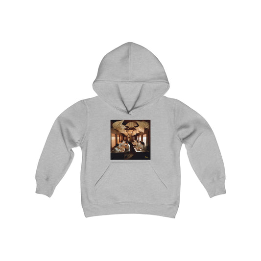 Orient Express Series Print #4 Youth Heavy Blend Hooded Sweatshirt