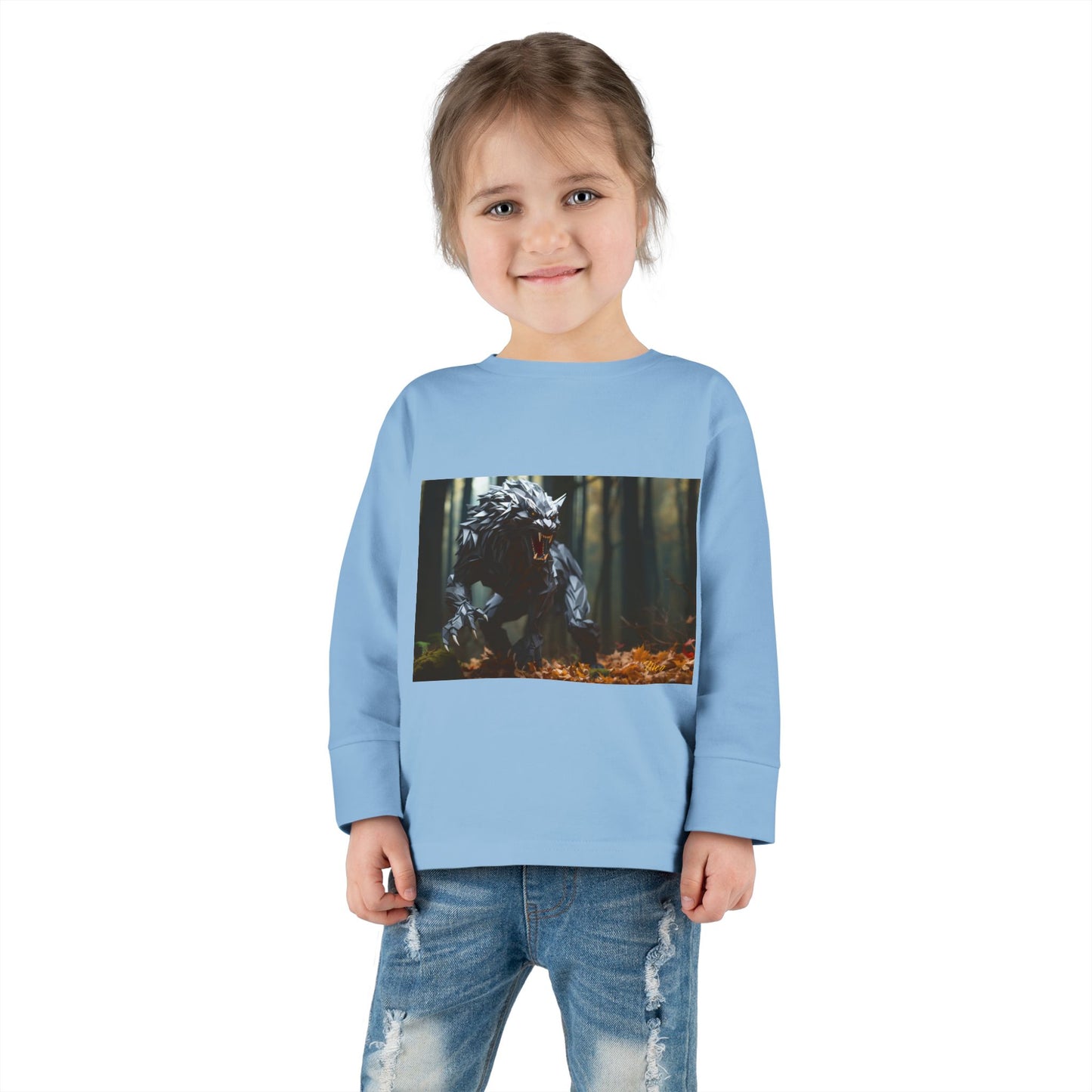 Halloween 2024 Series Print #6 Toddler Long Sleeve Tee