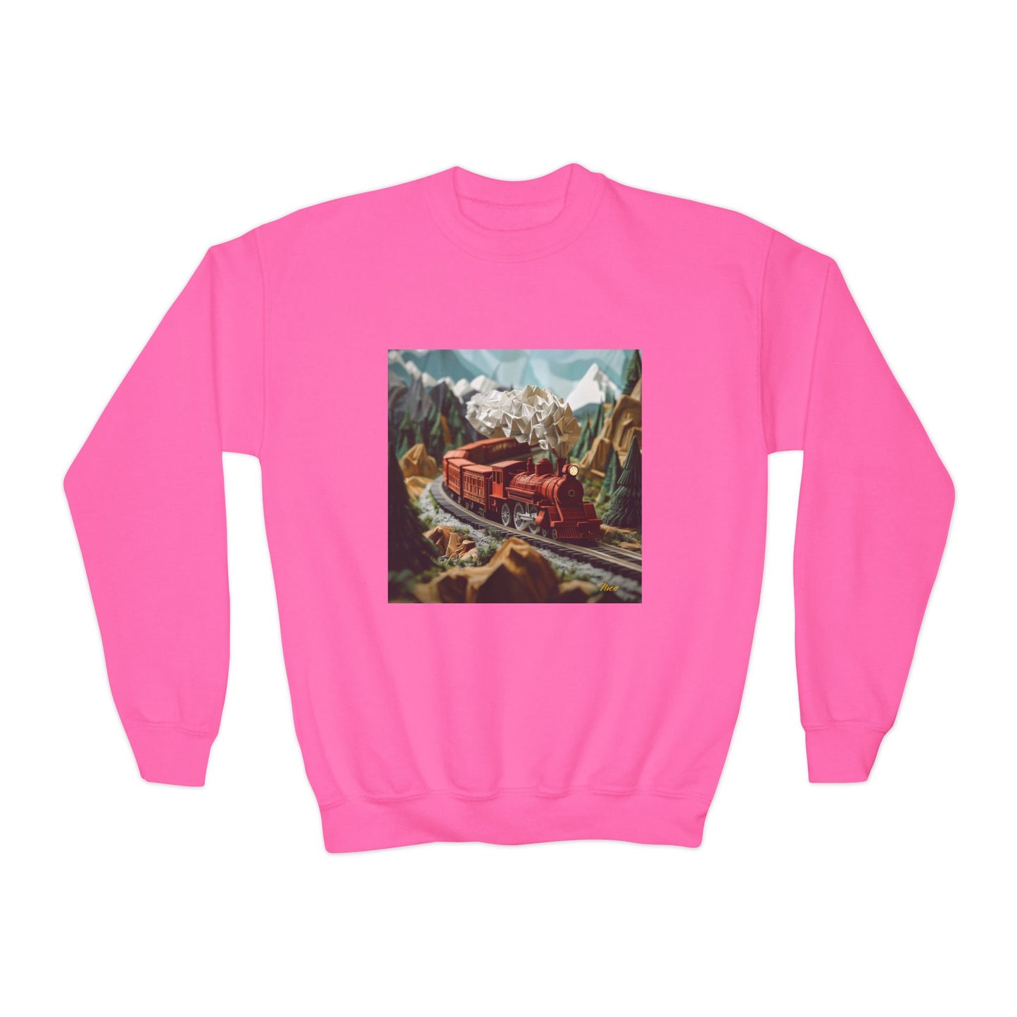 Orient Express Series Print #3 Youth Crewneck Sweatshirt