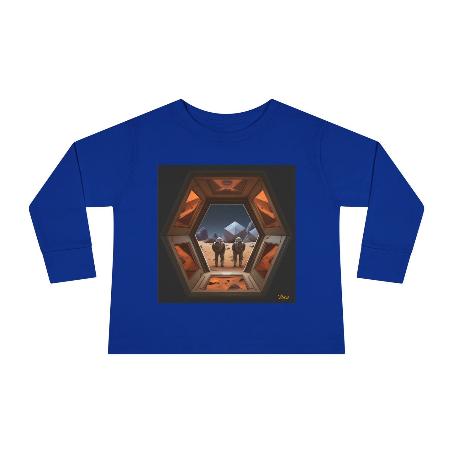 Elons' Dream Series Print #6 Toddler Long Sleeve Tee