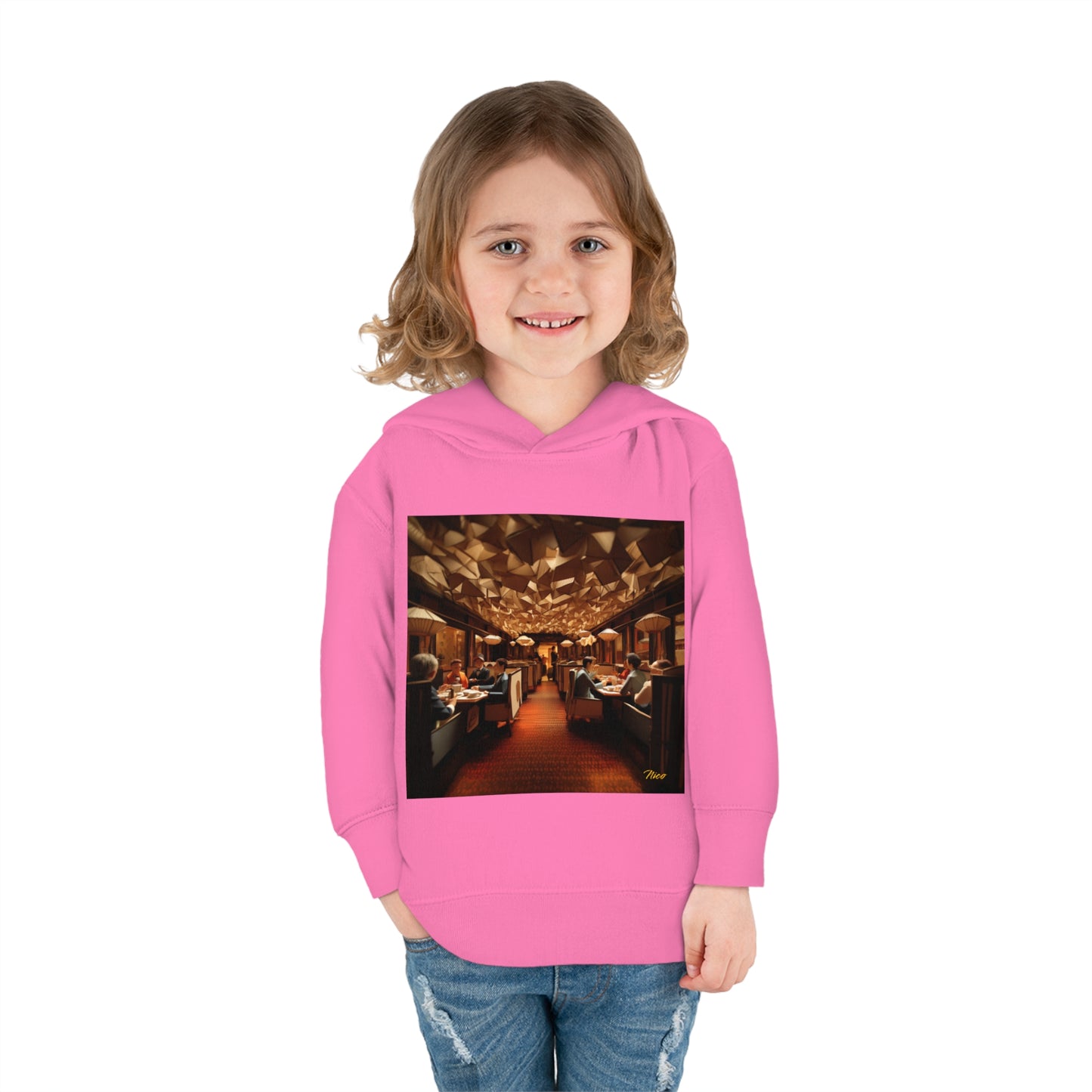 Orient Express Series Print #2 Toddler Pullover Fleece Hoodie