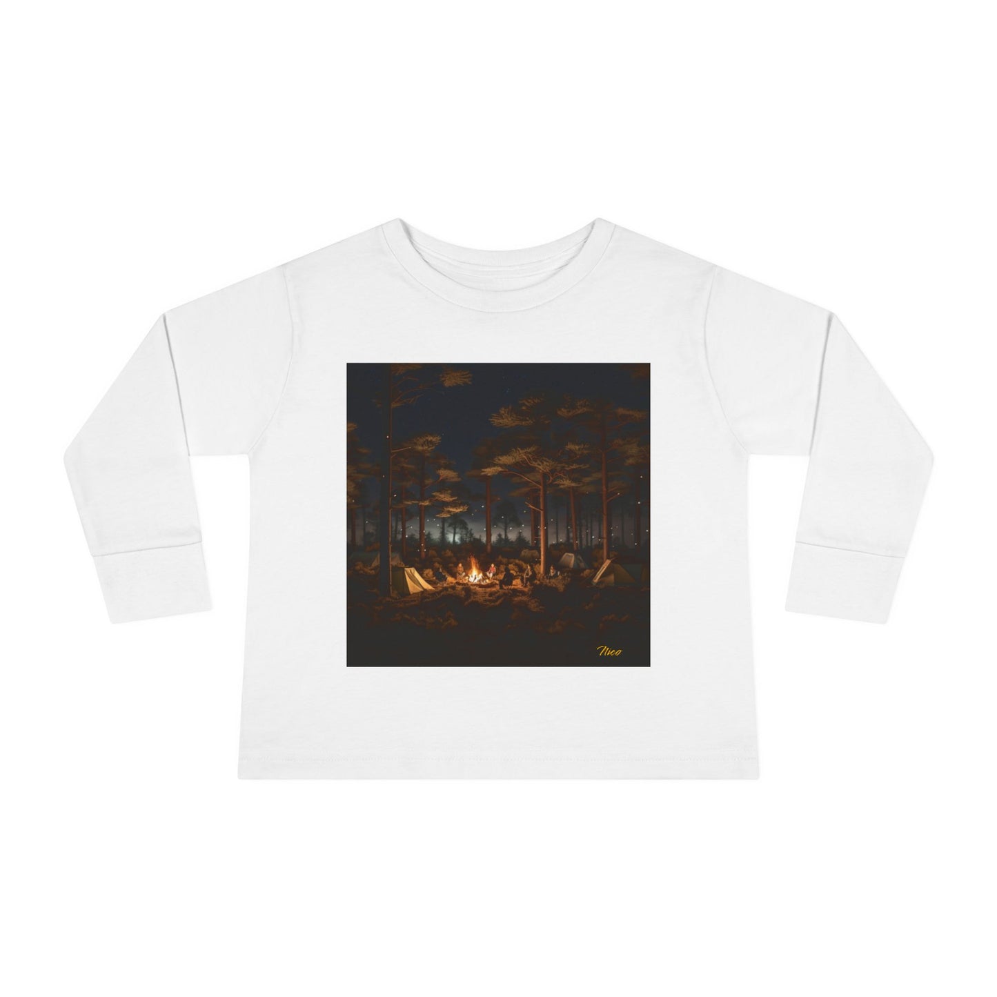 Under The Starry Skies Series Print #9 Toddler Long Sleeve Tee