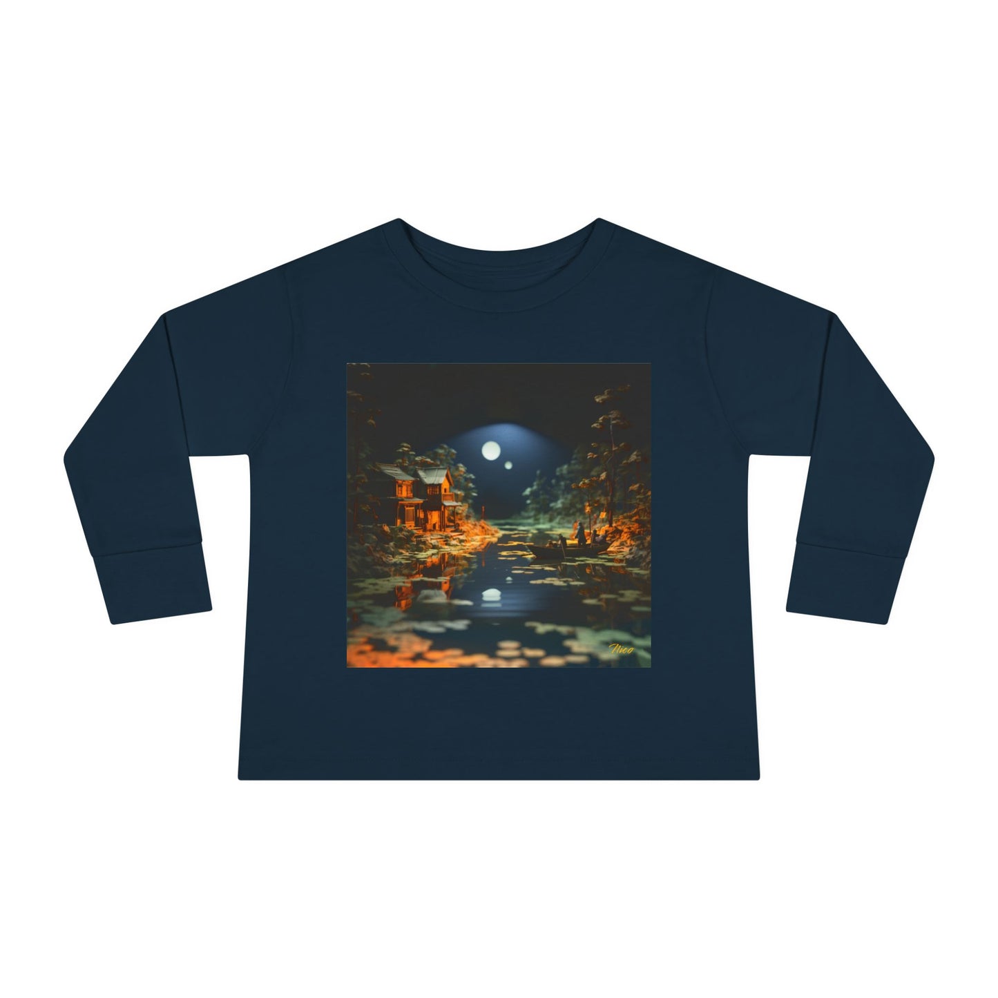 Born On A Bayou Series Print #3 Toddler Long Sleeve Tee