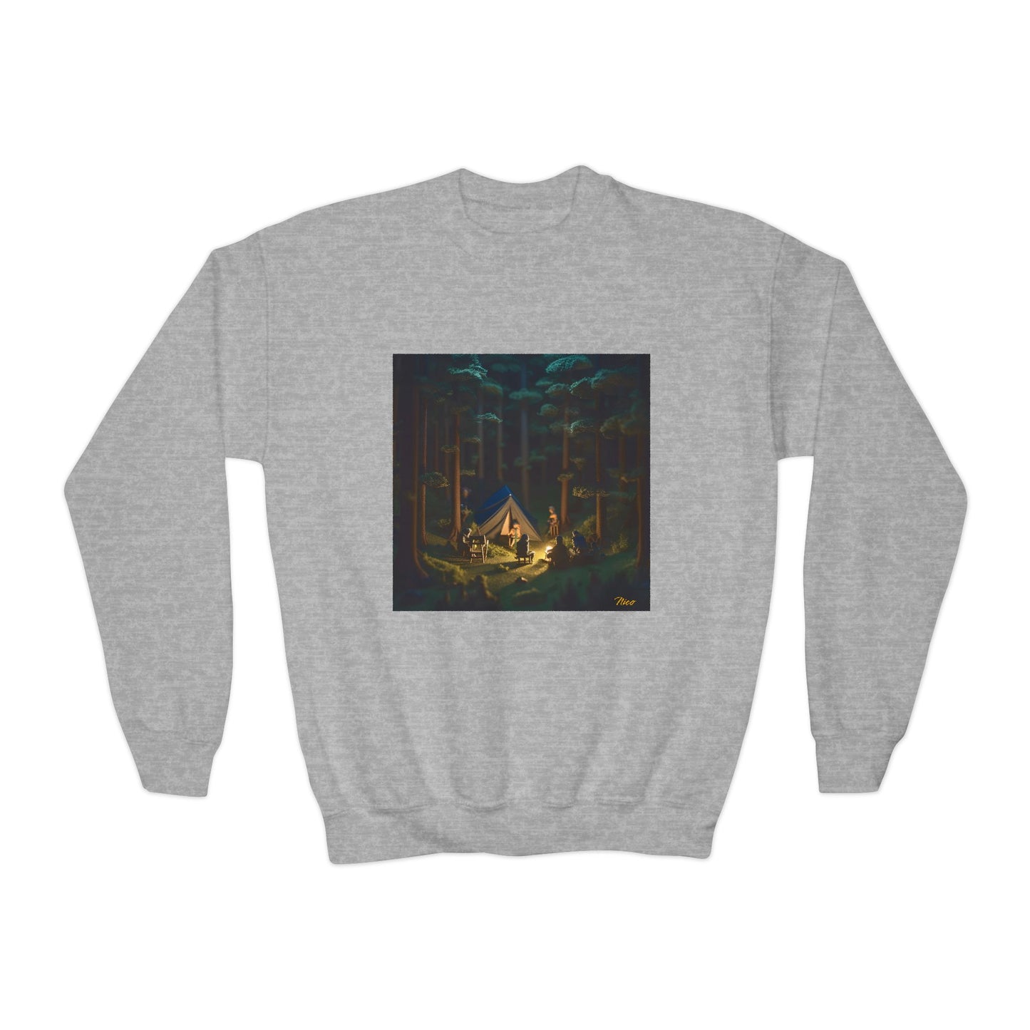 Under The Starry Skies Series Print #6 Youth Crewneck Sweatshirt