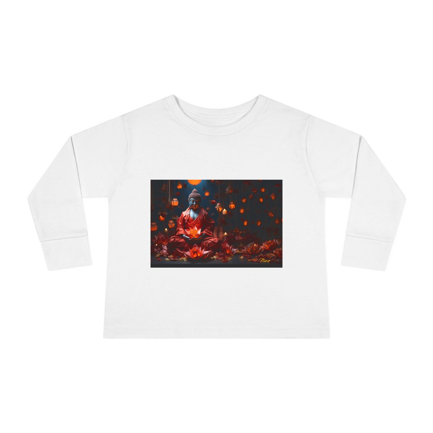 Ascending Buddha Series Print #2 Toddler Long Sleeve Tee