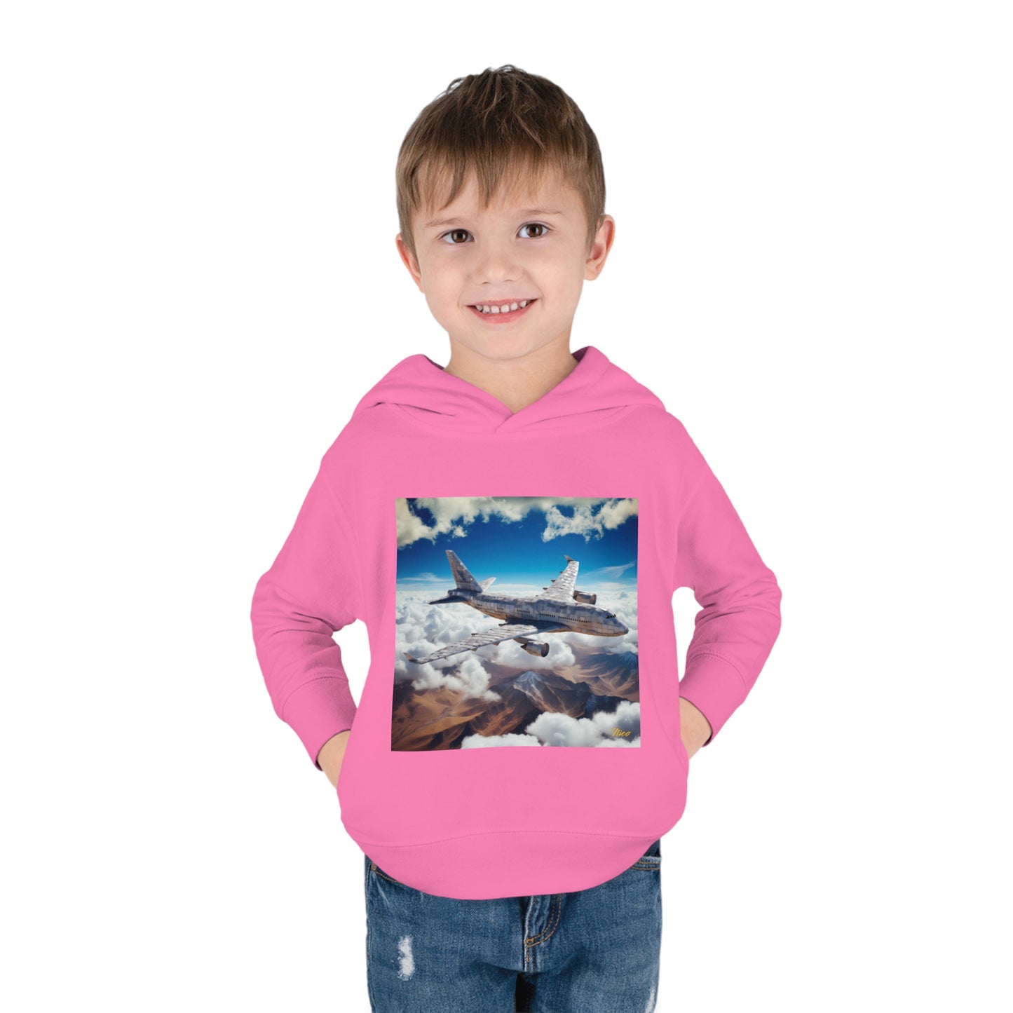 Frequent Flyer Miles Series Print #9 Toddler Pullover Fleece Hoodie