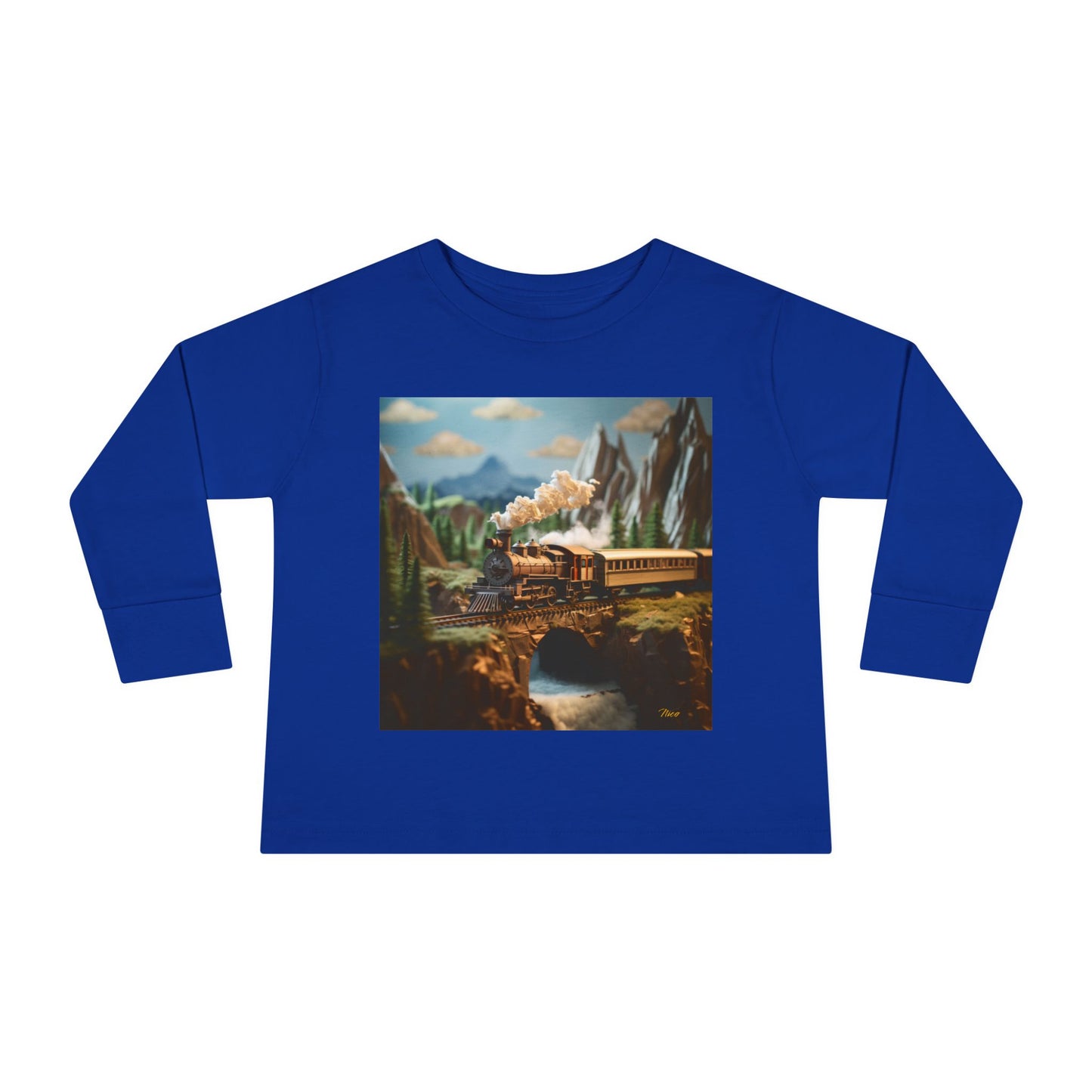 Orient Express Series Print #5 Toddler Long Sleeve Tee