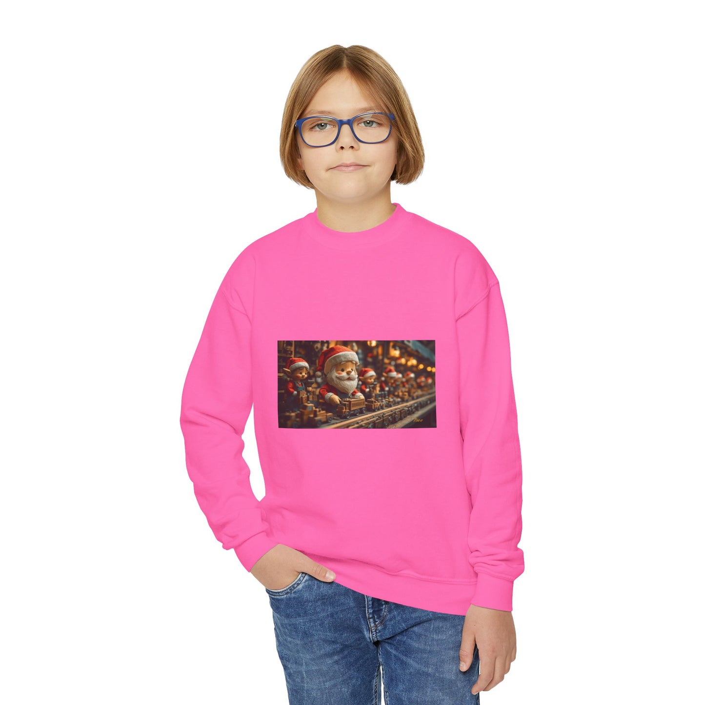 Chirstmas 2024 Series Print #3 Youth Crewneck Sweatshirt