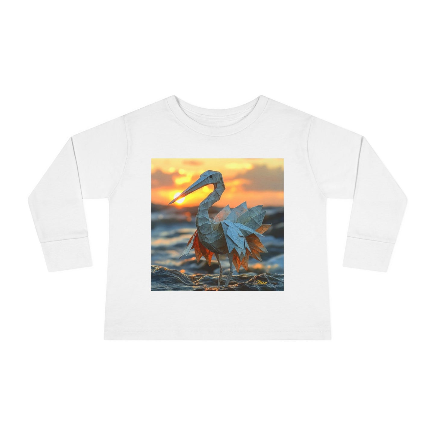 By The Seaside Series Print #1 Toddler Long Sleeve Tee