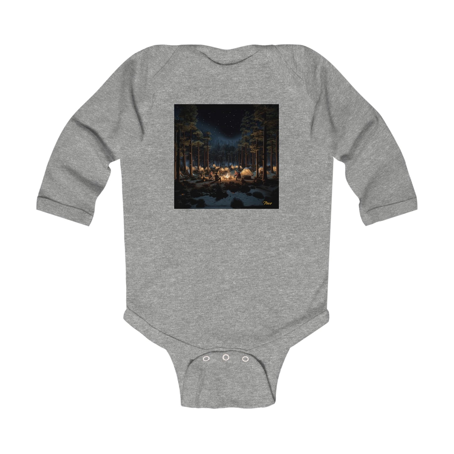 Under The Starry Skies Series Print #5 Infant Long Sleeve Bodysuit